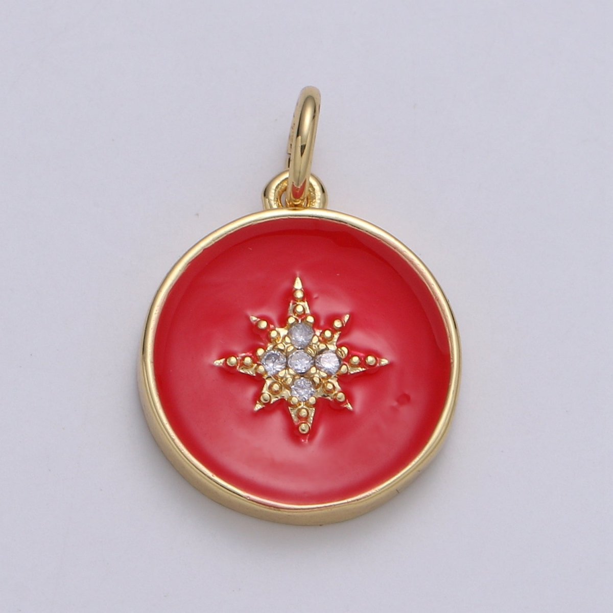 24K Gold Filled Ancient Stars Charm  E-109-E-112