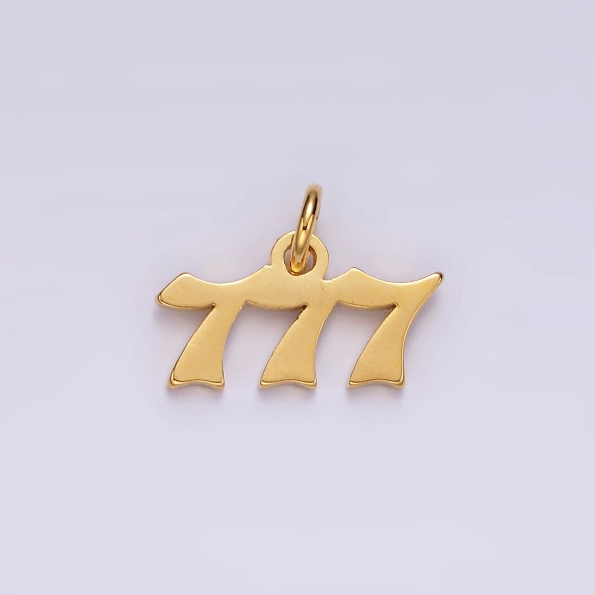 24K Gold Filled Angel Number Numerology Minimalist Mini Charm | AG606 - AG610