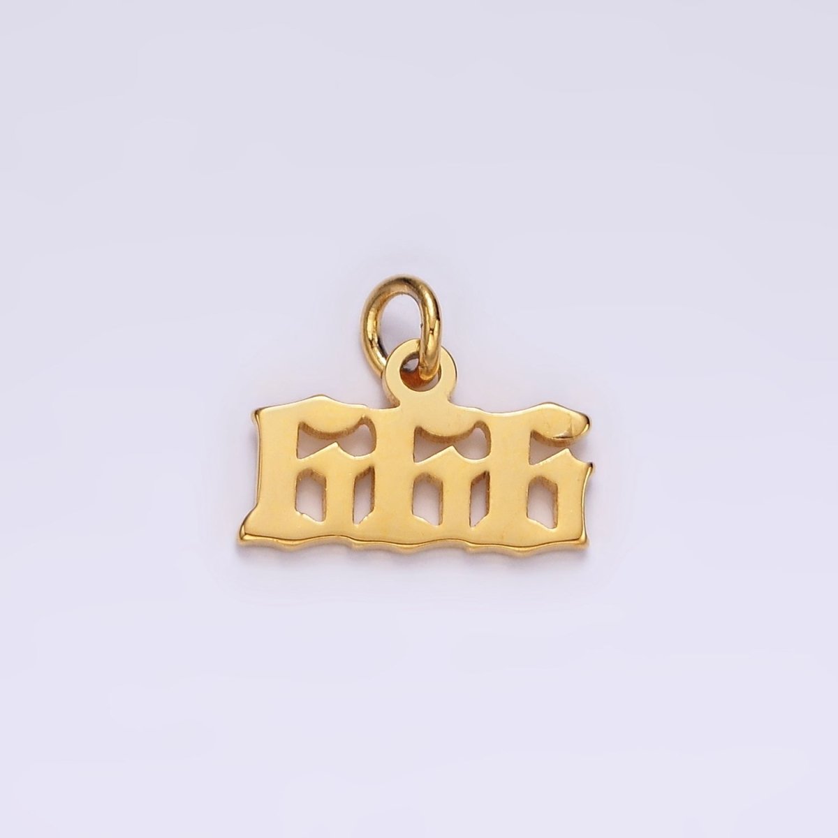24K Gold Filled Angel Number Numerology Minimalist Mini Charm | AG606 - AG610