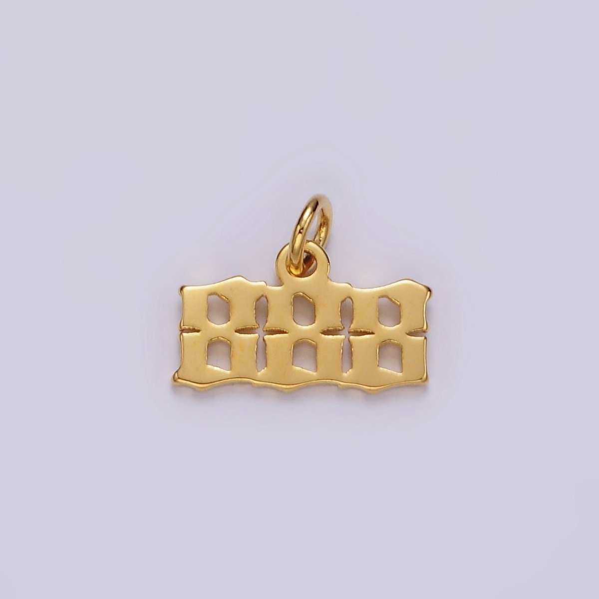 24K Gold Filled Angel Number Numerology Minimalist Mini Charm | AG606 - AG610