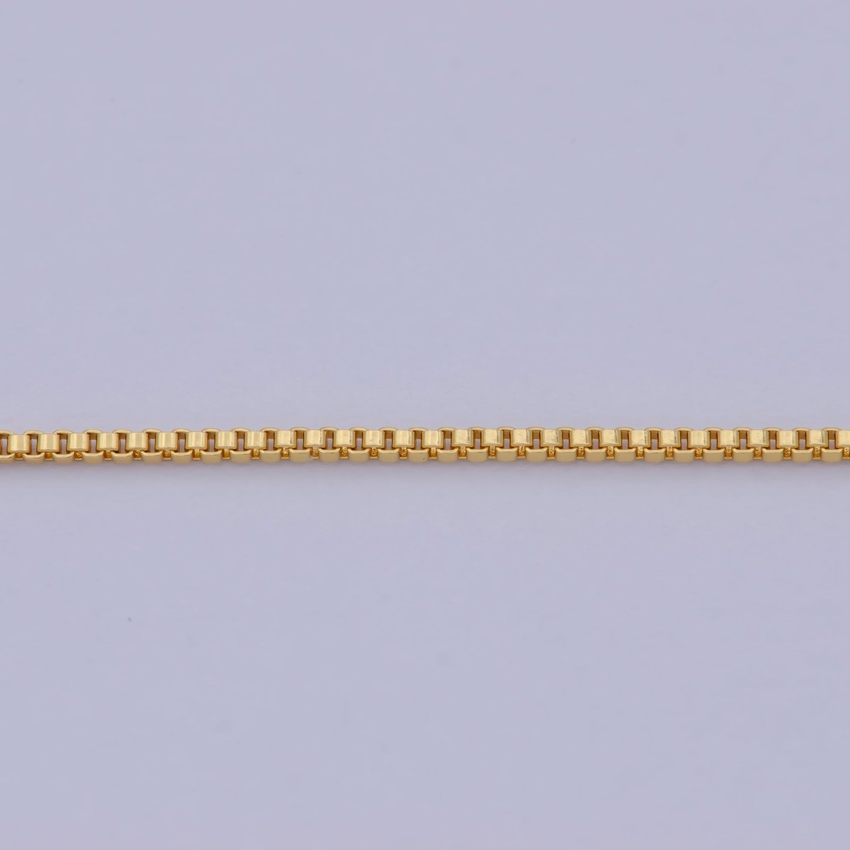 24K Gold Filled Box Chain Necklace, 20, 23.5 Inch Box Chain Necklace, Dainty 0.8mm Box Necklace | WA-469 WA-470 Clearance Pricing