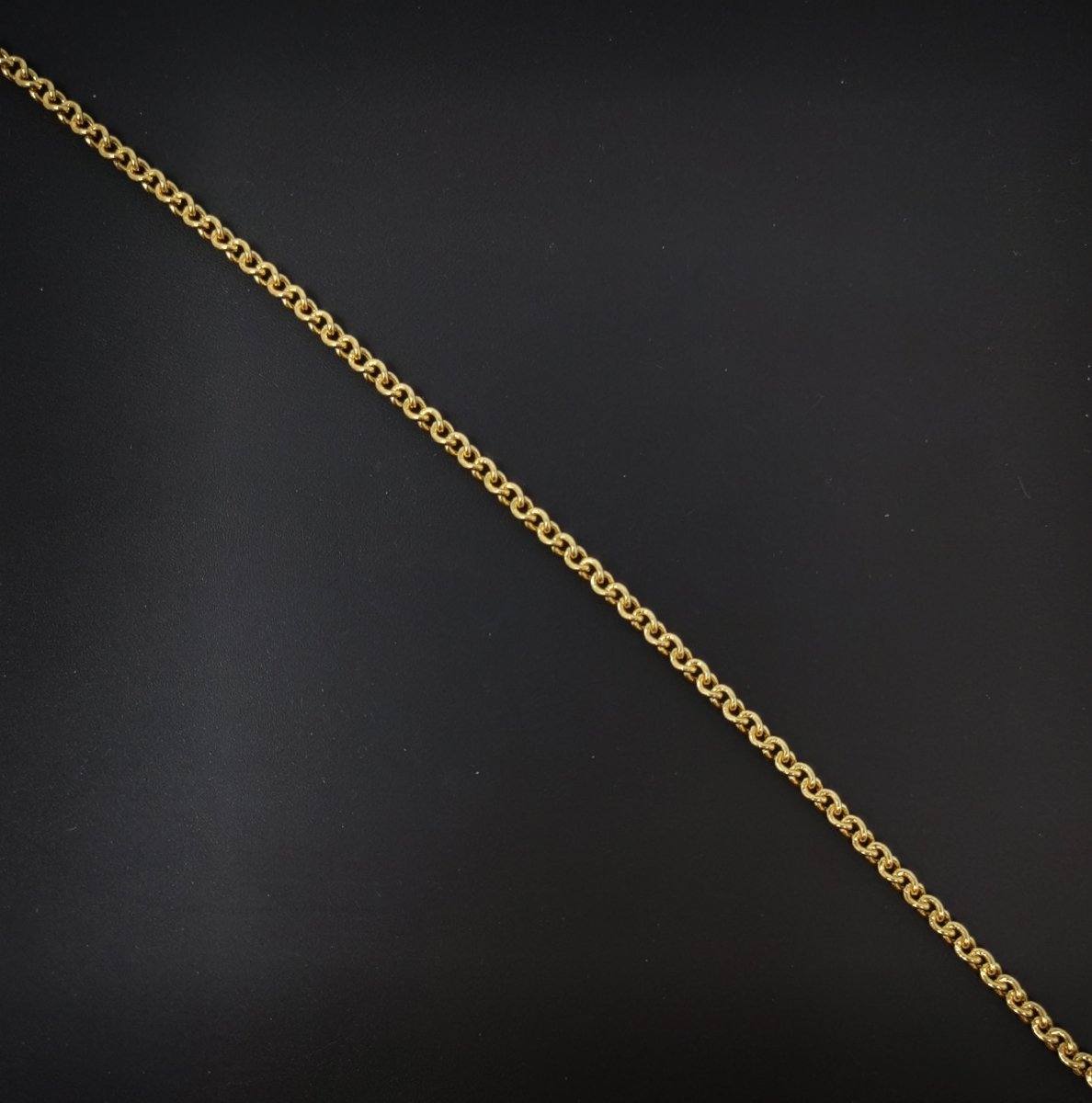 24K Gold Filled Cable Chain by Yard, Gold Filled Cable Chain by Yard, Wholesale Bulk Roll Chain for Jewelry Making | ROLL-100