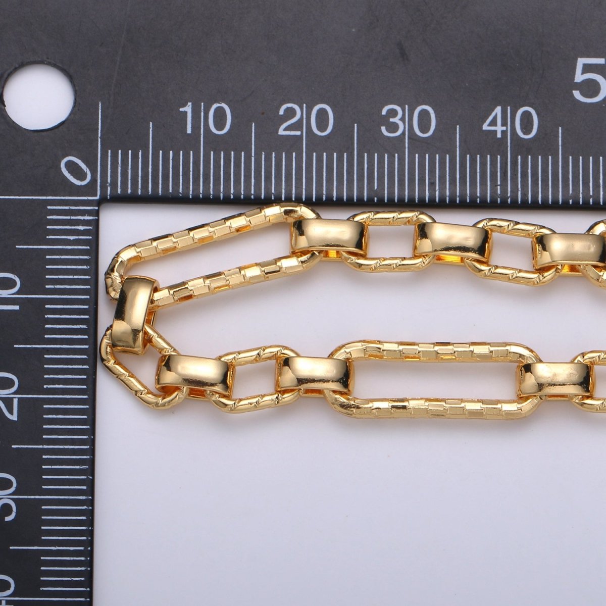 24K Gold Filled Chain By Yard, Long and short Fancy Chain By Yard, Wholesale Roll Chain For Jewelry Making | ROLL-370 Clearance Pricing