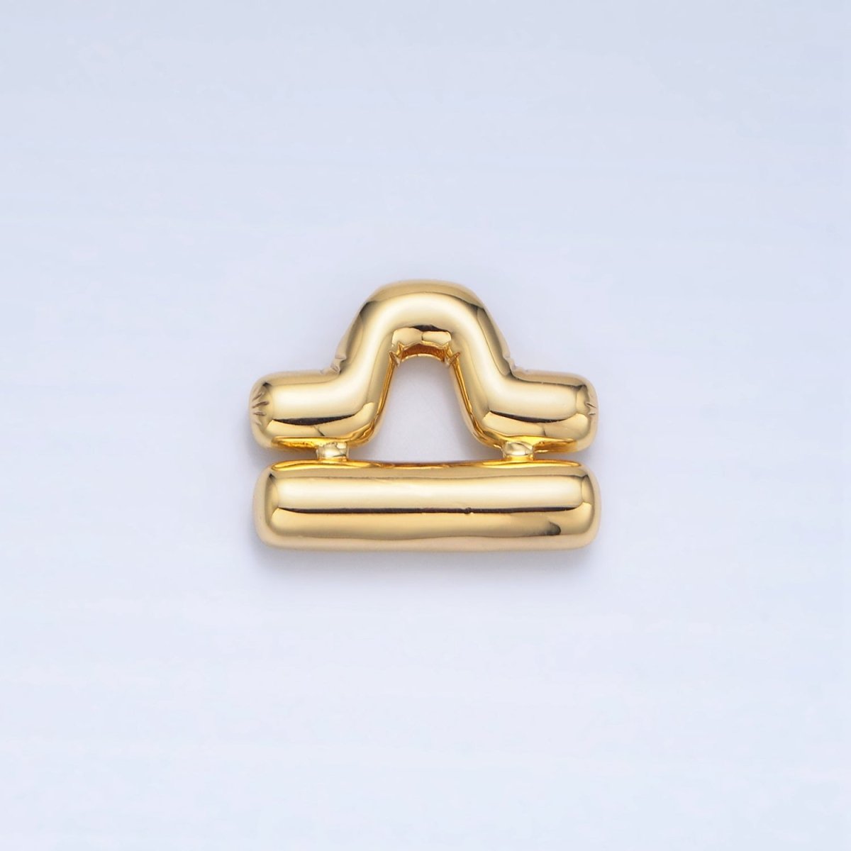 24K Gold Filled Chubby Balloon Zodiac Star Sign Pendant | A1295-A1300