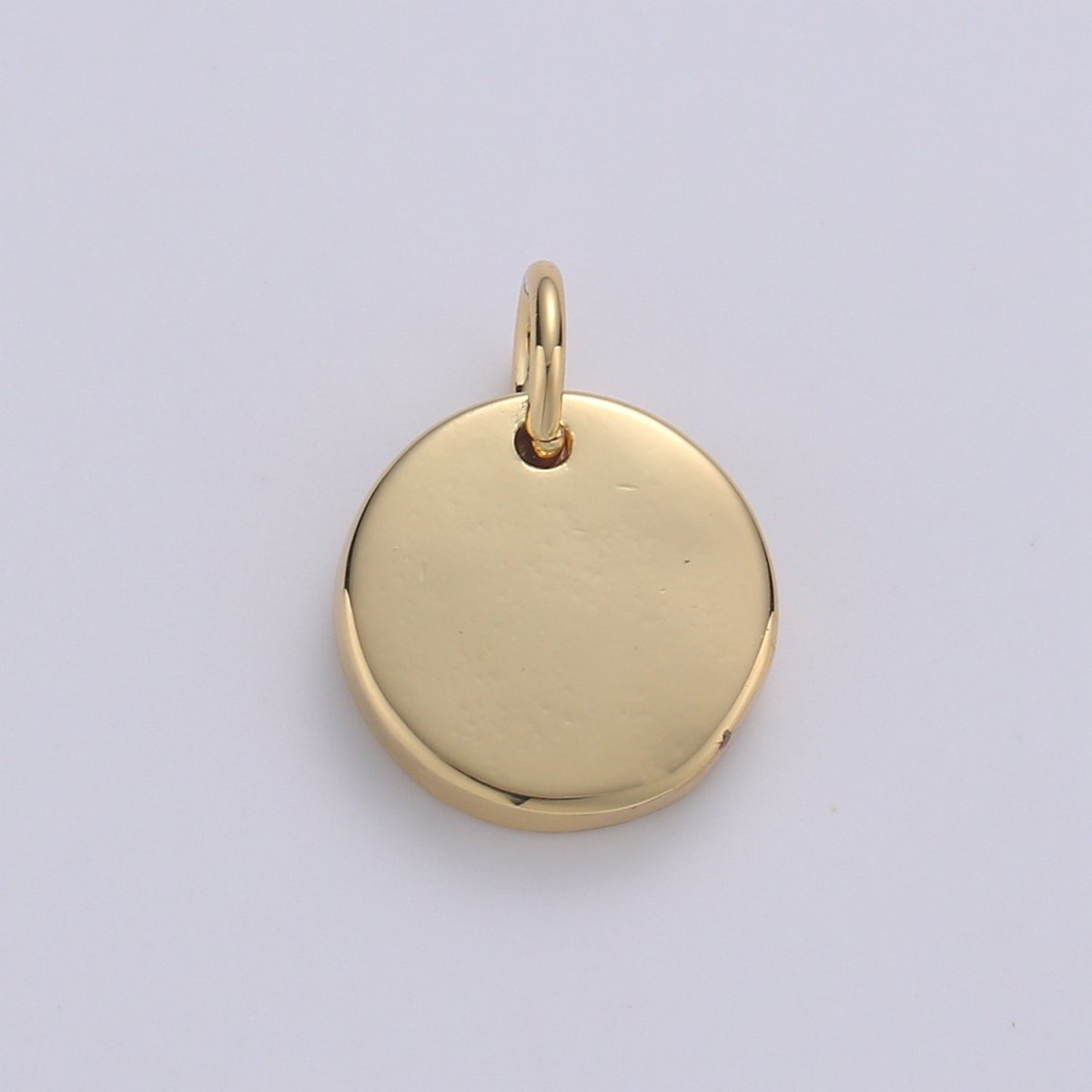 24k Gold Filled Circular charm DIY Earring Jewelry, Earring & Pendant Supply DIY Findings, Wristlet Charm, D-294-D-297