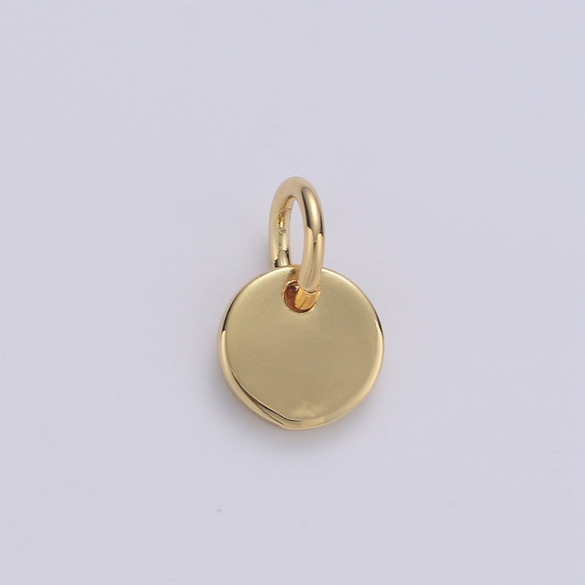24k Gold Filled Circular charm DIY Earring Jewelry, Earring & Pendant Supply DIY Findings, Wristlet Charm, D-294-D-297