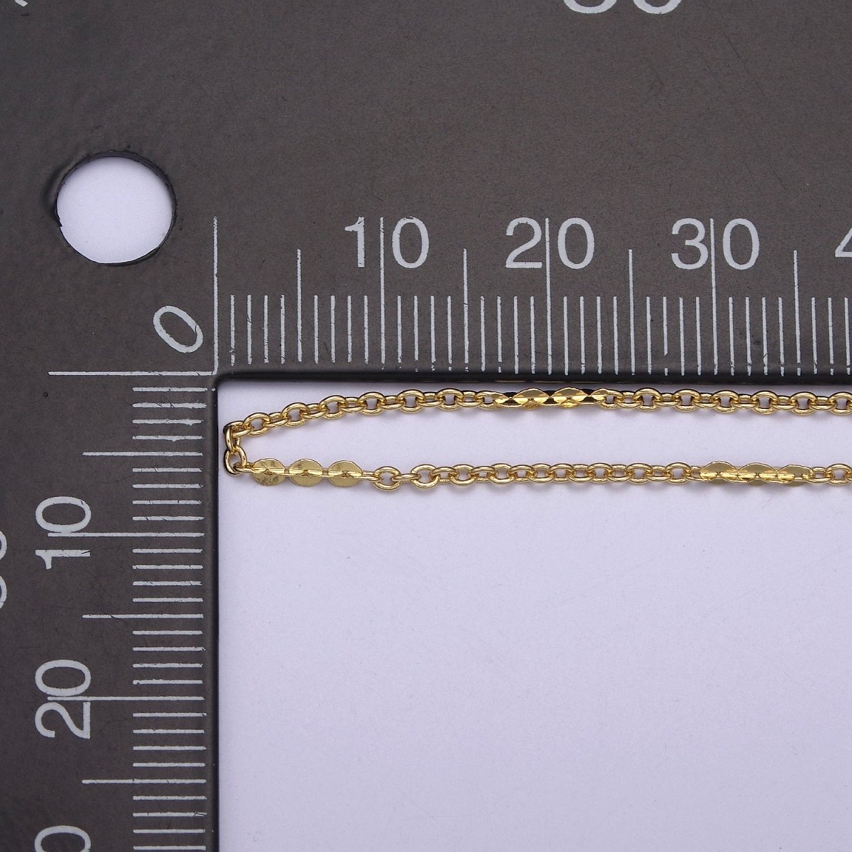 24K Gold Filled Dainty 1.5mm Width Link Chain, Unique Rolo Unfinished Chain in Gold & Silver Color, Chain For Jewelry Making | ROLL-692, ROLL-693 Clearance Pricing