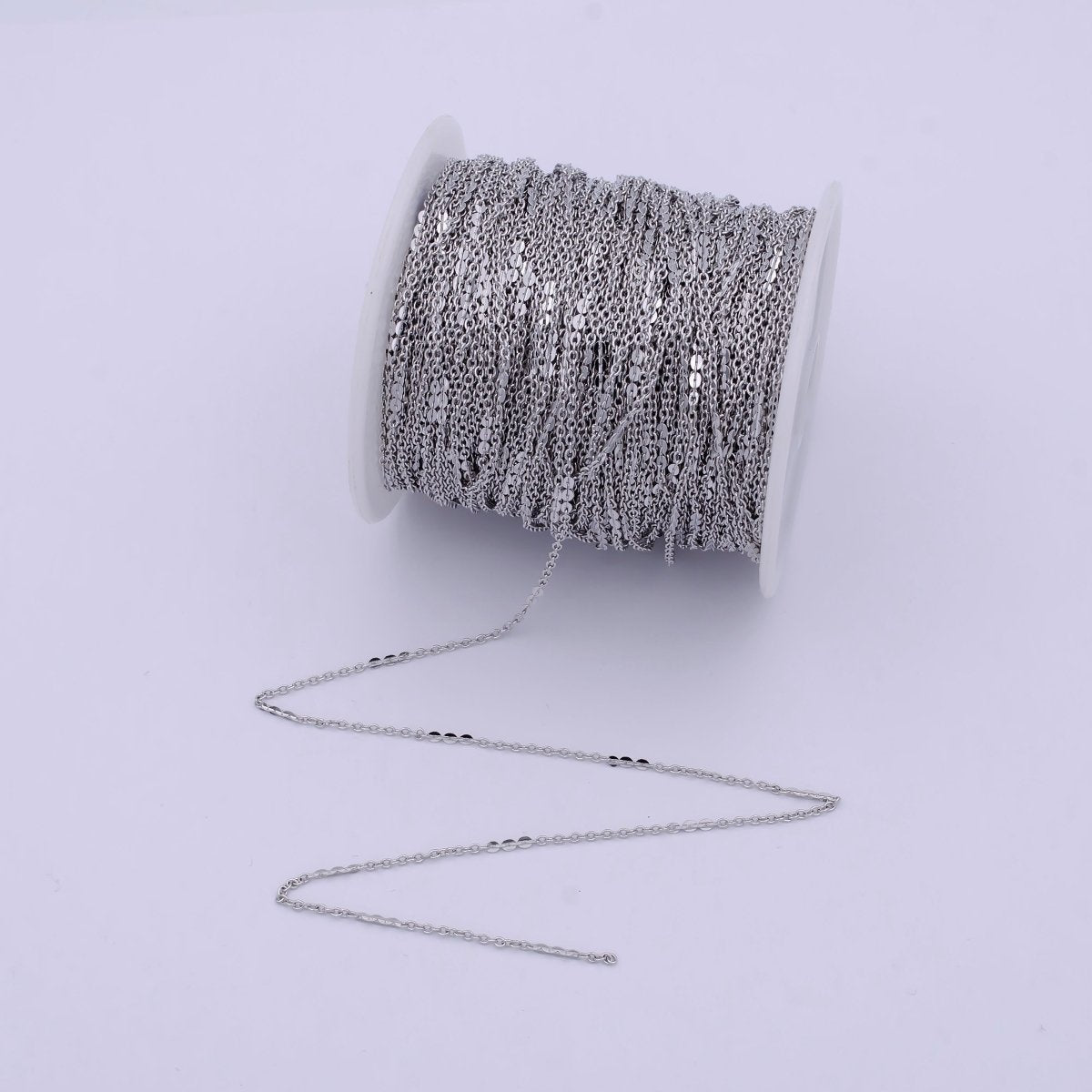 24K Gold Filled Dainty 1.5mm Width Link Chain, Unique Rolo Unfinished Chain in Gold & Silver Color, Chain For Jewelry Making | ROLL-692, ROLL-693 Clearance Pricing