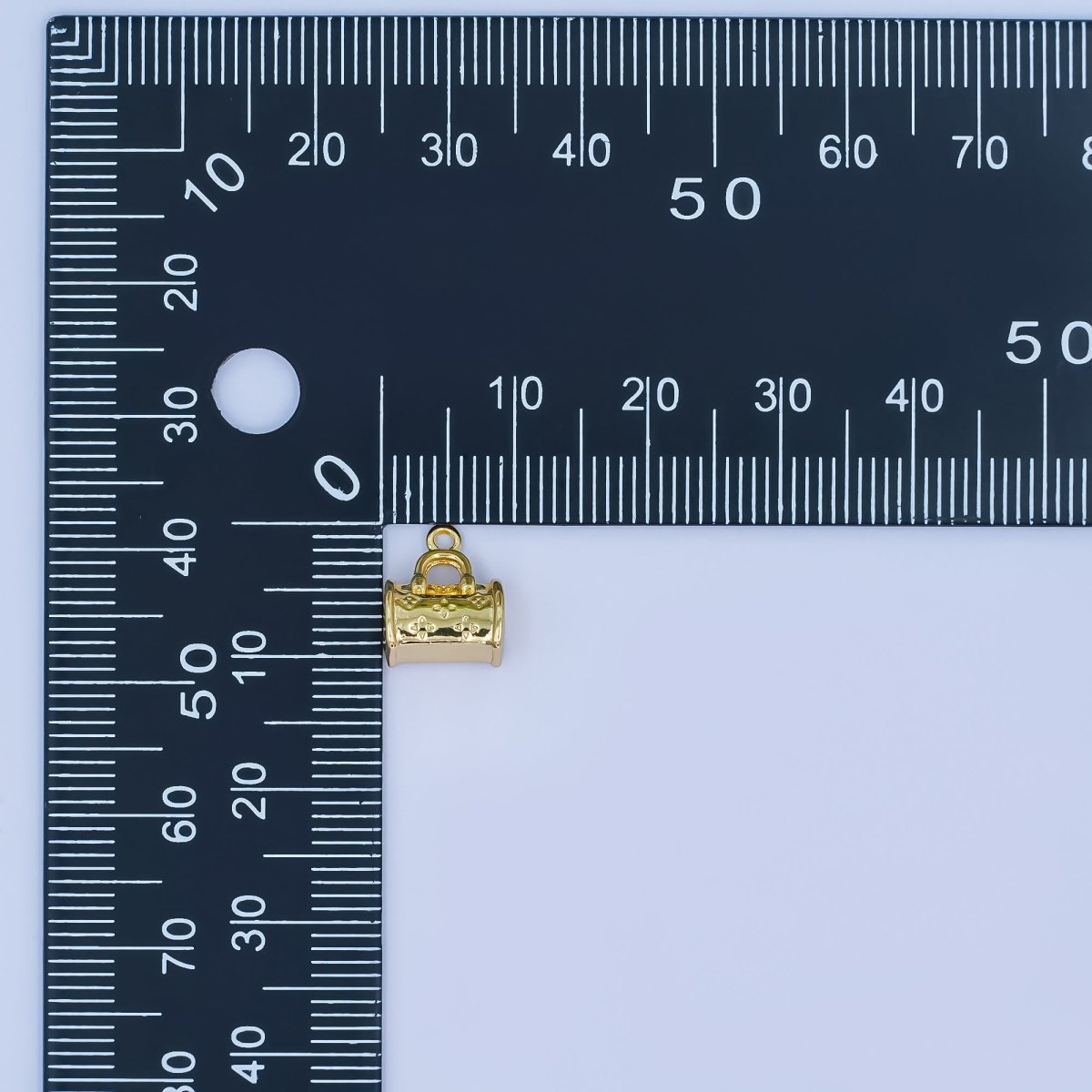 24K Gold Filled Decorated Bag Purse Mini Multidimensional Charm | N043 - DLUXCA