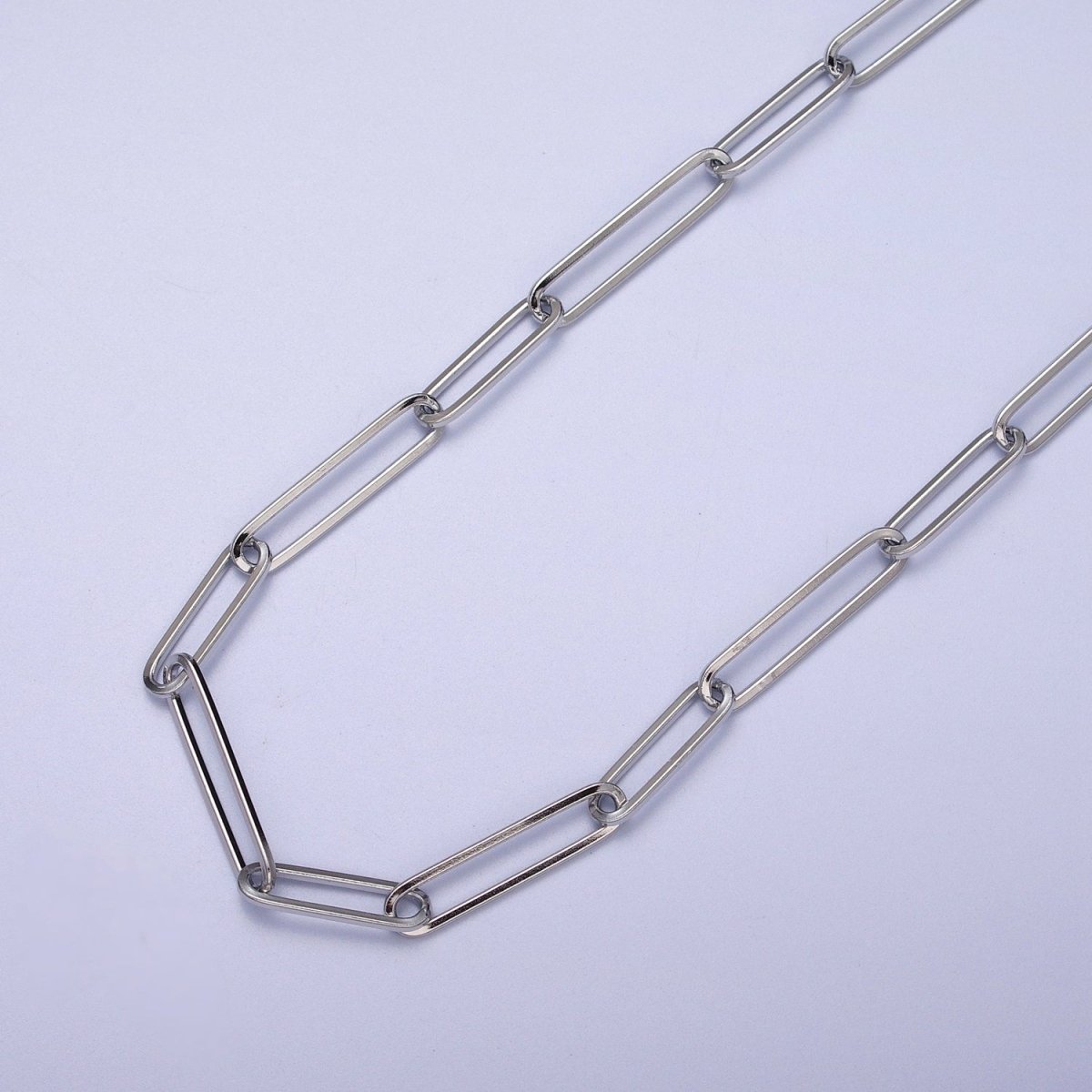 24K Gold Filled Double 15mm & 20mm Paperclip Link Gold, Silver Unfinished Chain | ROLL-921 ROLL-922 Clearance Pricing