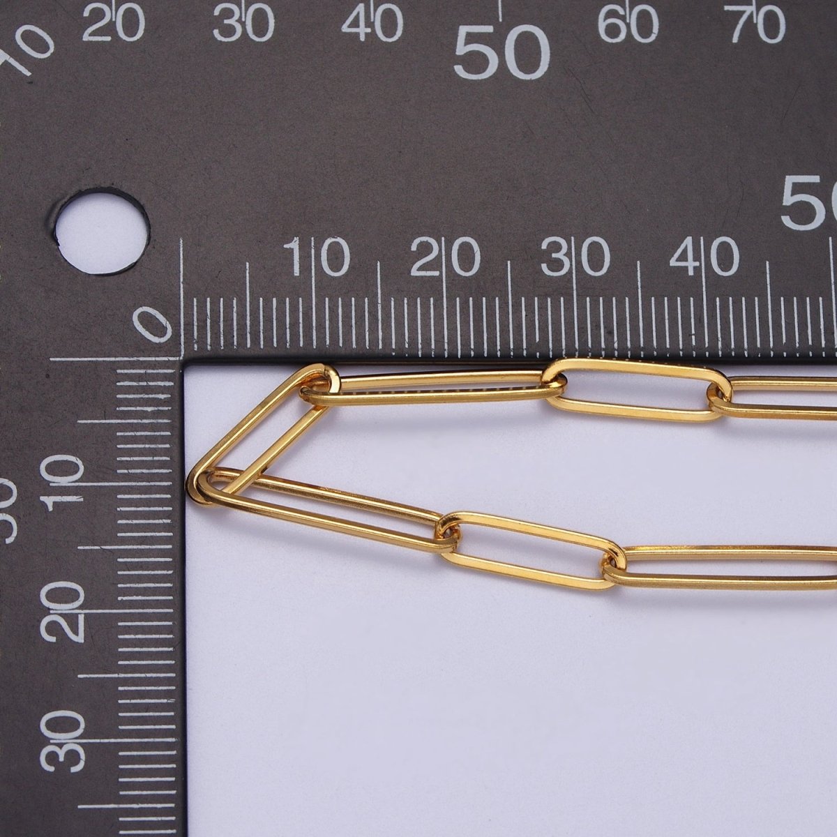 24K Gold Filled Double 15mm & 20mm Paperclip Link Gold, Silver Unfinished Chain | ROLL-921 ROLL-922 Clearance Pricing