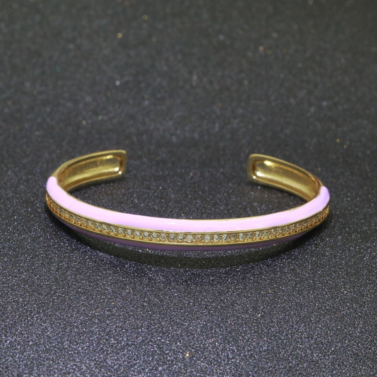24K Gold Filled Enamel Cuff Bracelet Wholesale Fashion Jewelry | WA-073 to WA-082 Clearance Pricing