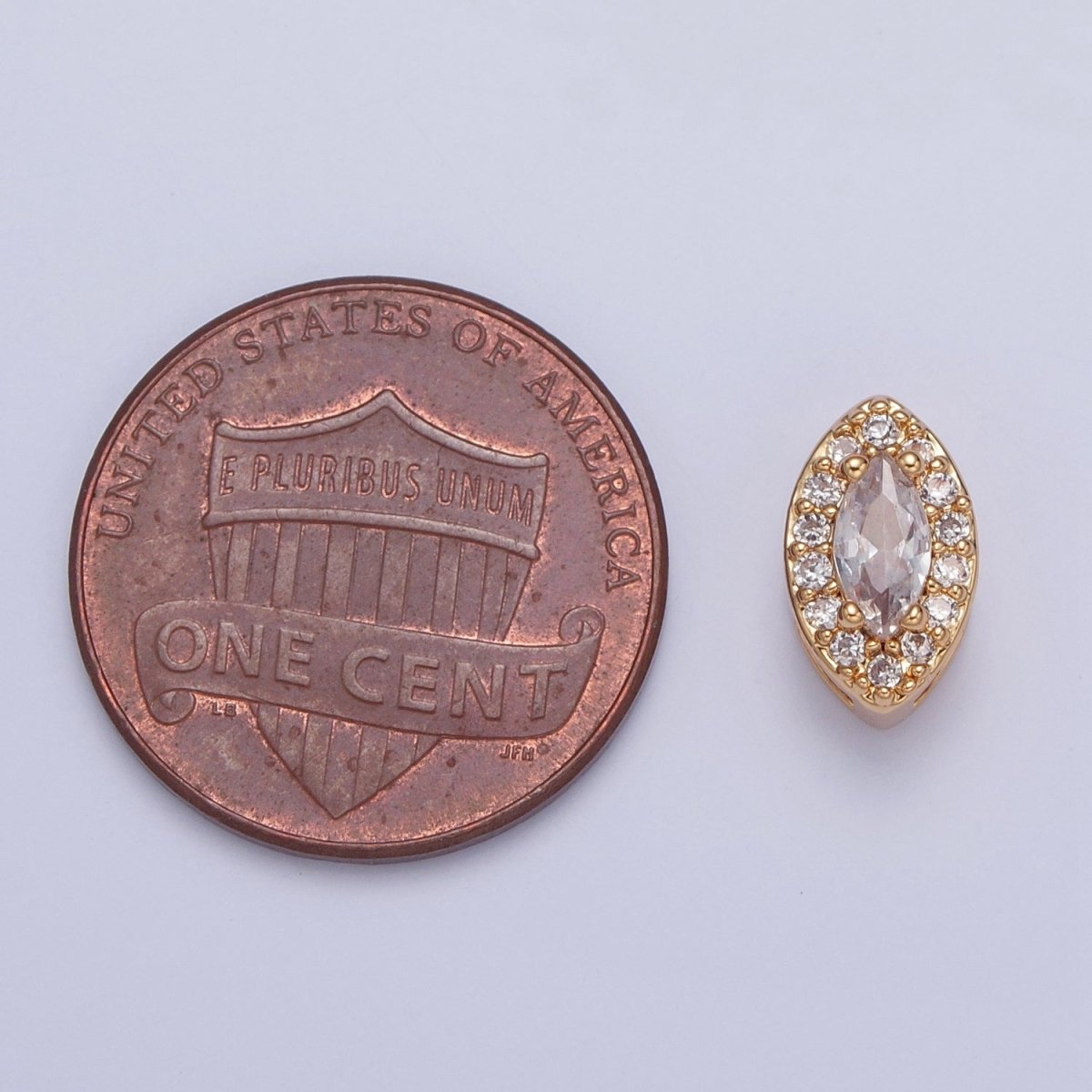 24K Gold Filled Evil Eye Spacer Bead, CZ Micro Pave Amulet Charm Bracelet Necklace Supply For DIY Jewelry Making  B-456 B-572 W-781