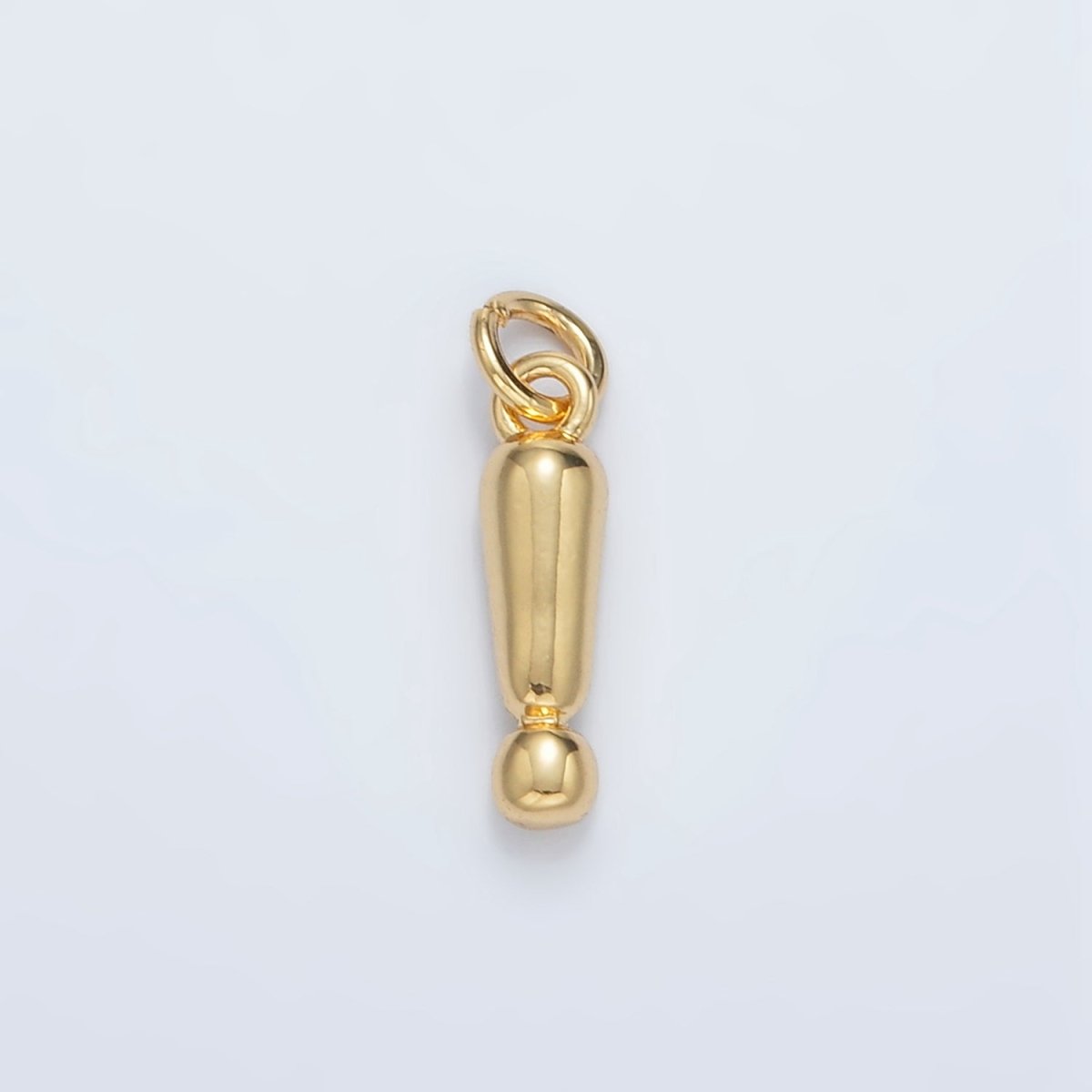 24K Gold Filled "!" Exclamation Mark Minimalist Charm | AC161 - DLUXCA