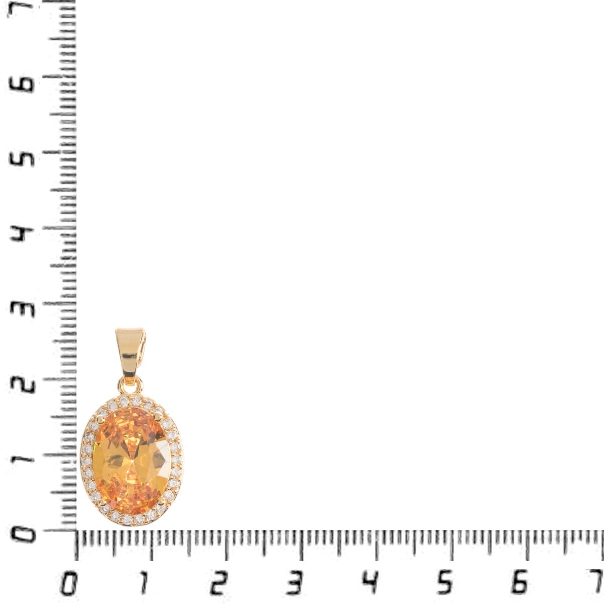 24K Gold Filled Fiery Orange, Sunburst, Pink Red Green Oval Charm Cubic Zirconia Bails for Earring Necklace Pendant Jewelry Making Supplies H-764 - H-770