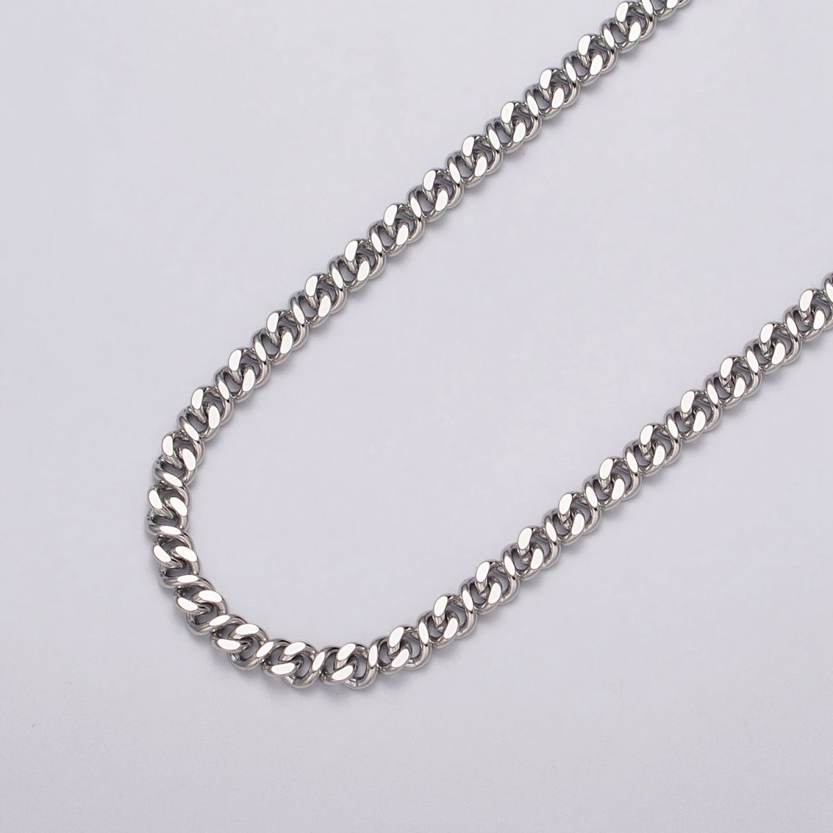 24k Gold Filled Flat Double Curb Figaro Eight Designed Unfinished Chain by Yard in Gold & Silver | ROLL-1053, ROLL-1107 Clearance Pricing