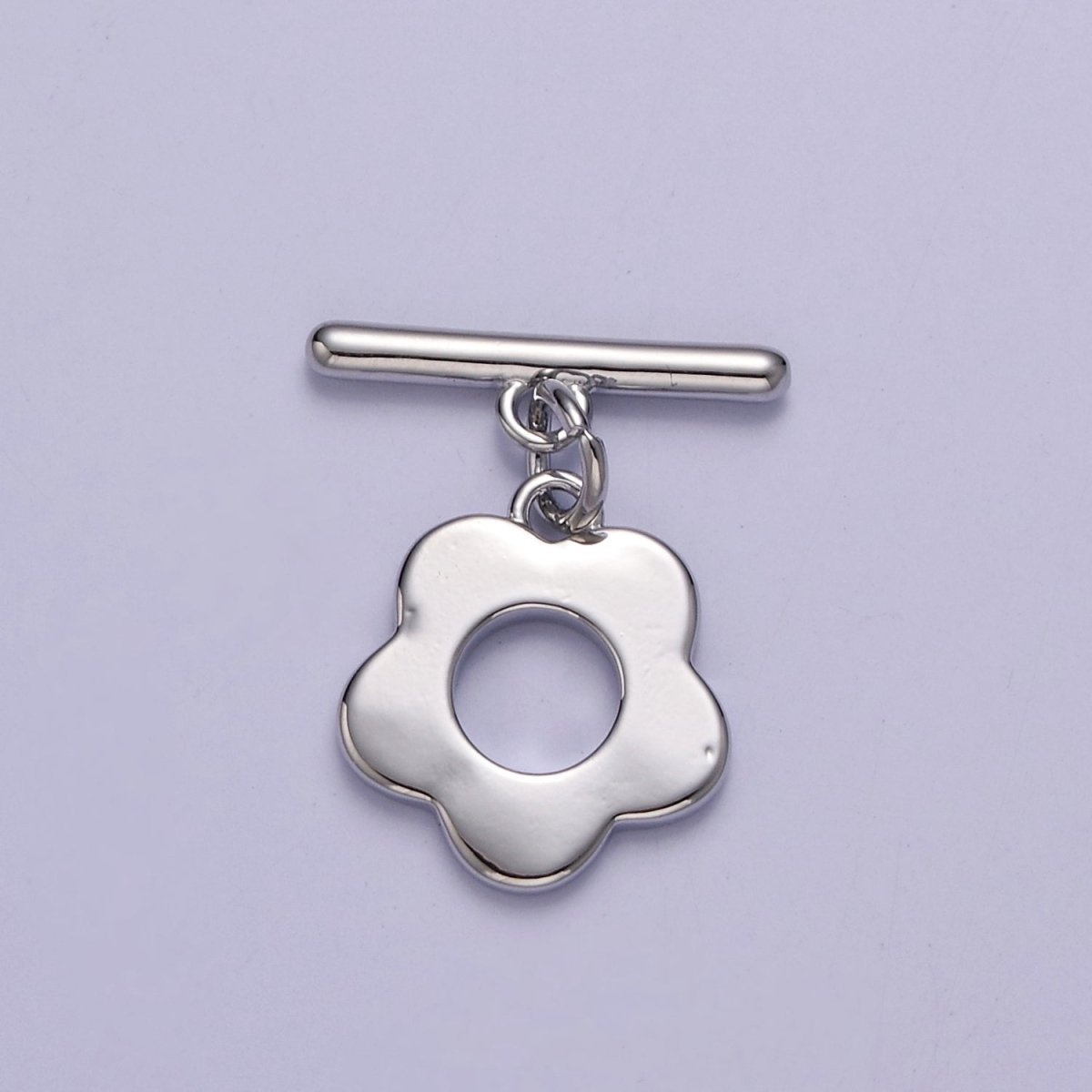24k Gold Filled Flower Toggle Clasp, Jewelry Clasp OT Clasp Findings L-711 L-712 L-822