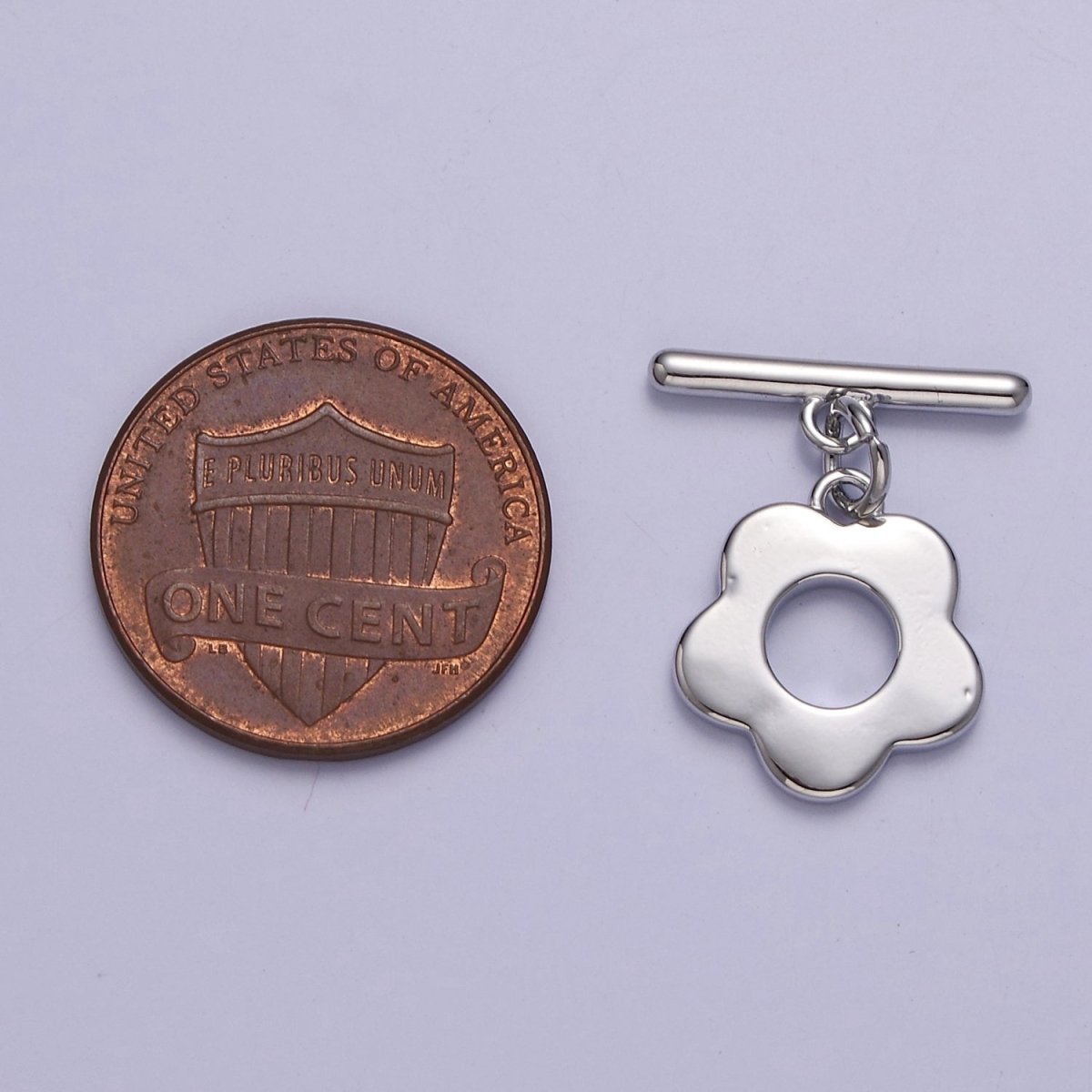 24k Gold Filled Flower Toggle Clasp, Jewelry Clasp OT Clasp Findings L-711 L-712 L-822