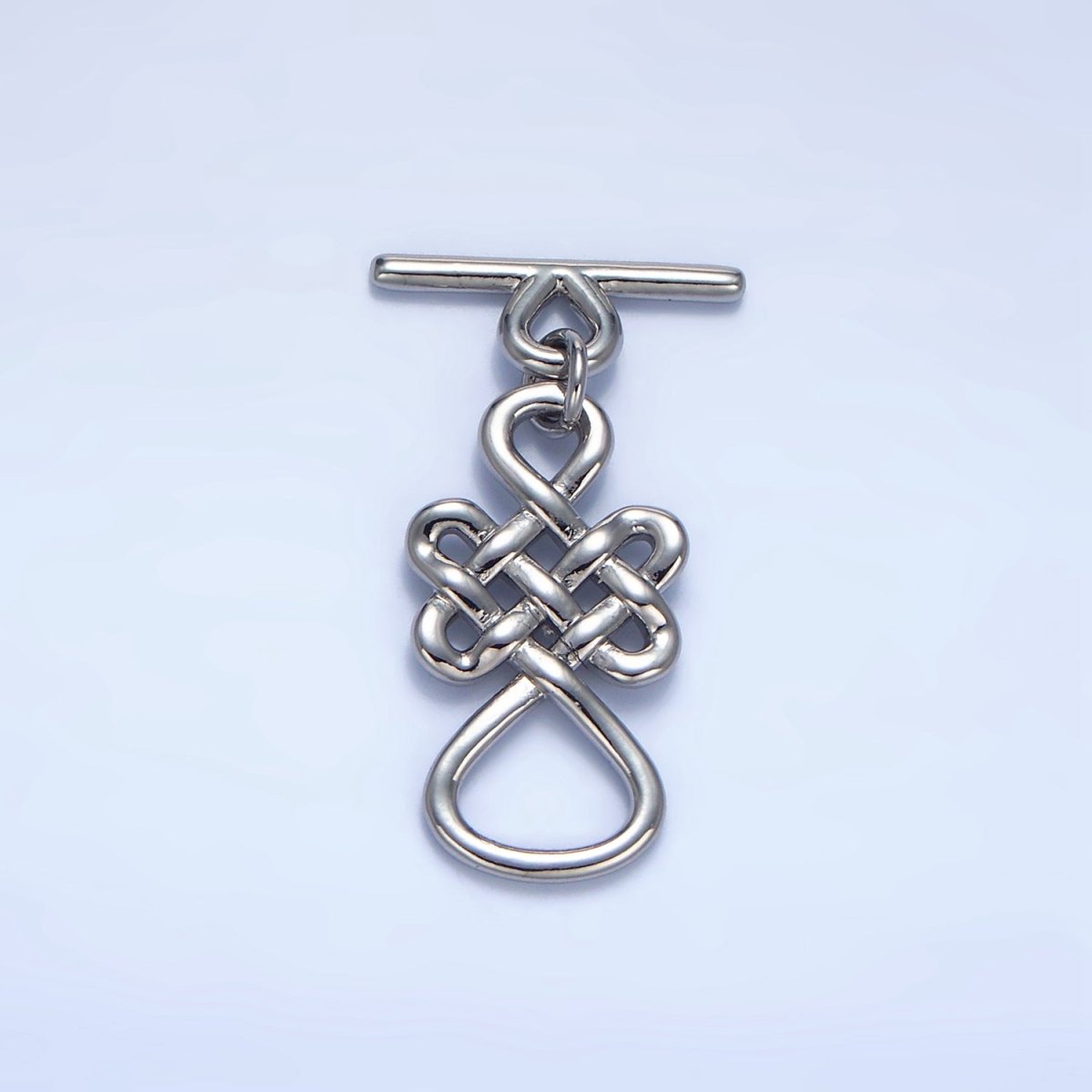 24K Gold Filled Geometric Artisan Toggle Clasps Closure in Gold & Silver | Z494