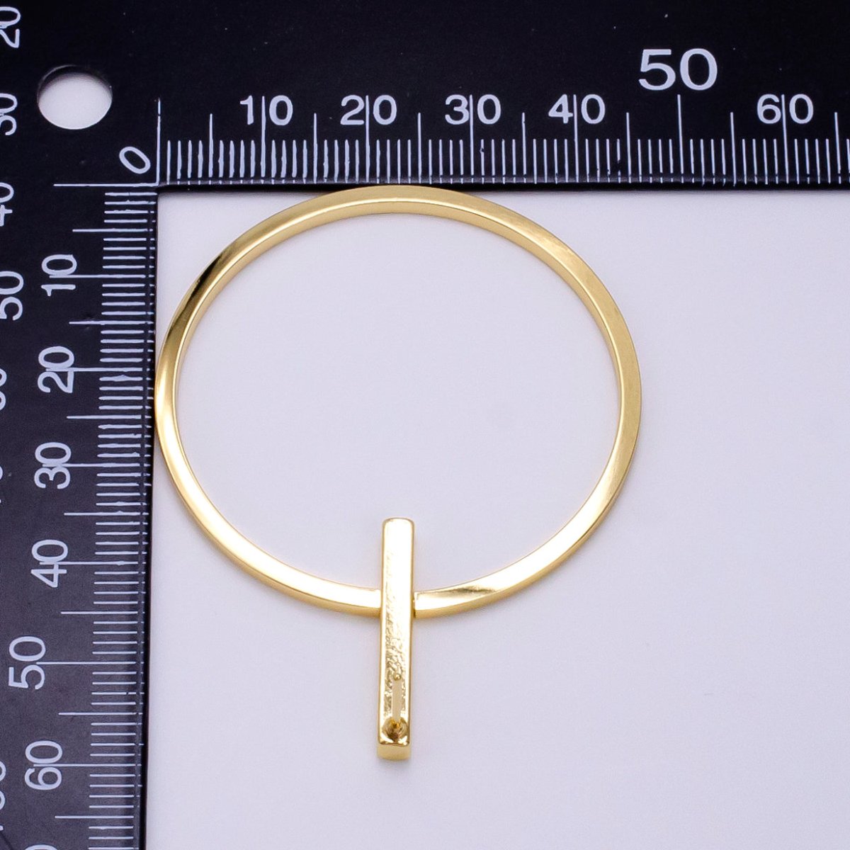 24K Gold Filled Geometric Drop Stud Earrings | AE368