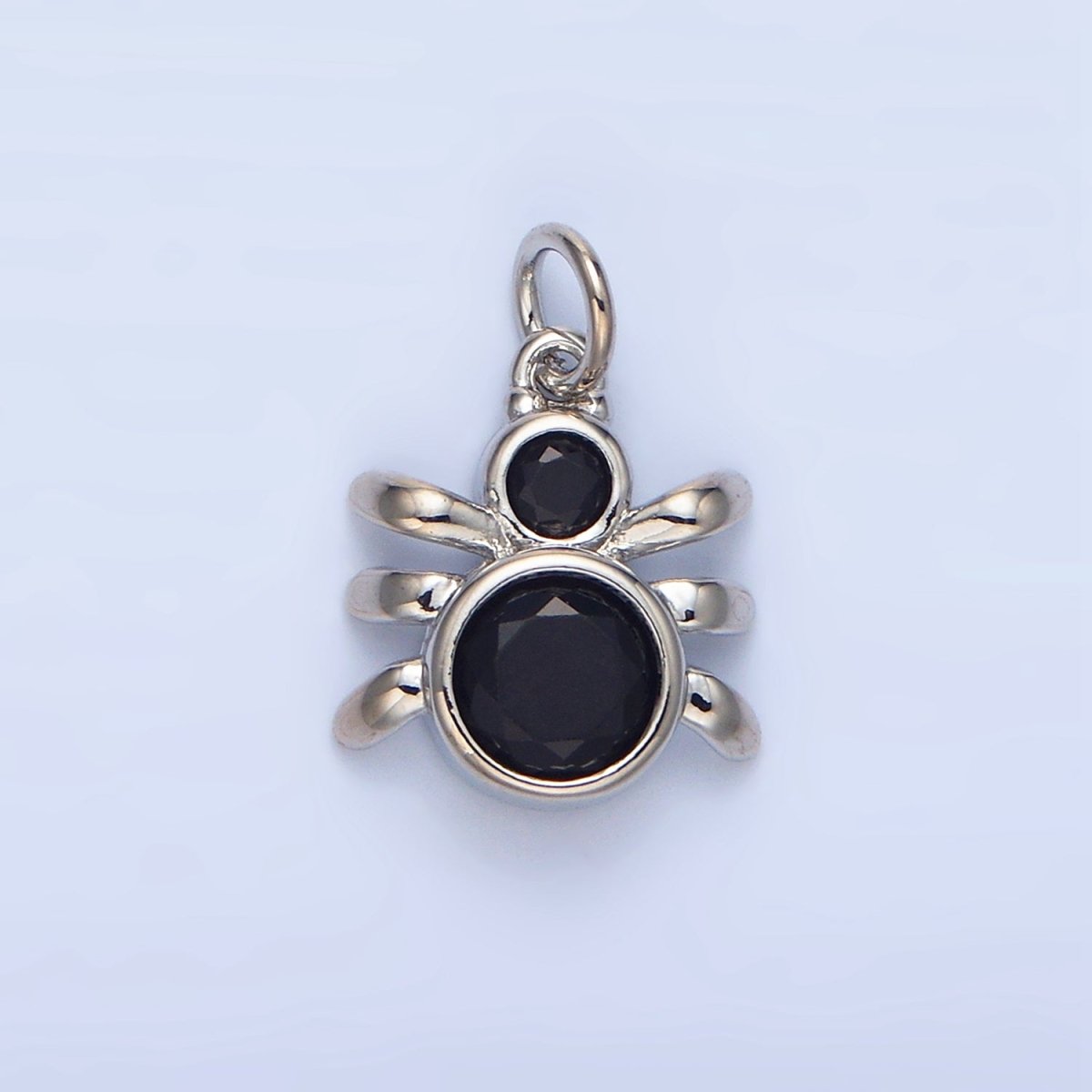 24K Gold Filled Green, Black, Red CZ Insect Spider Charm | X886 - X901