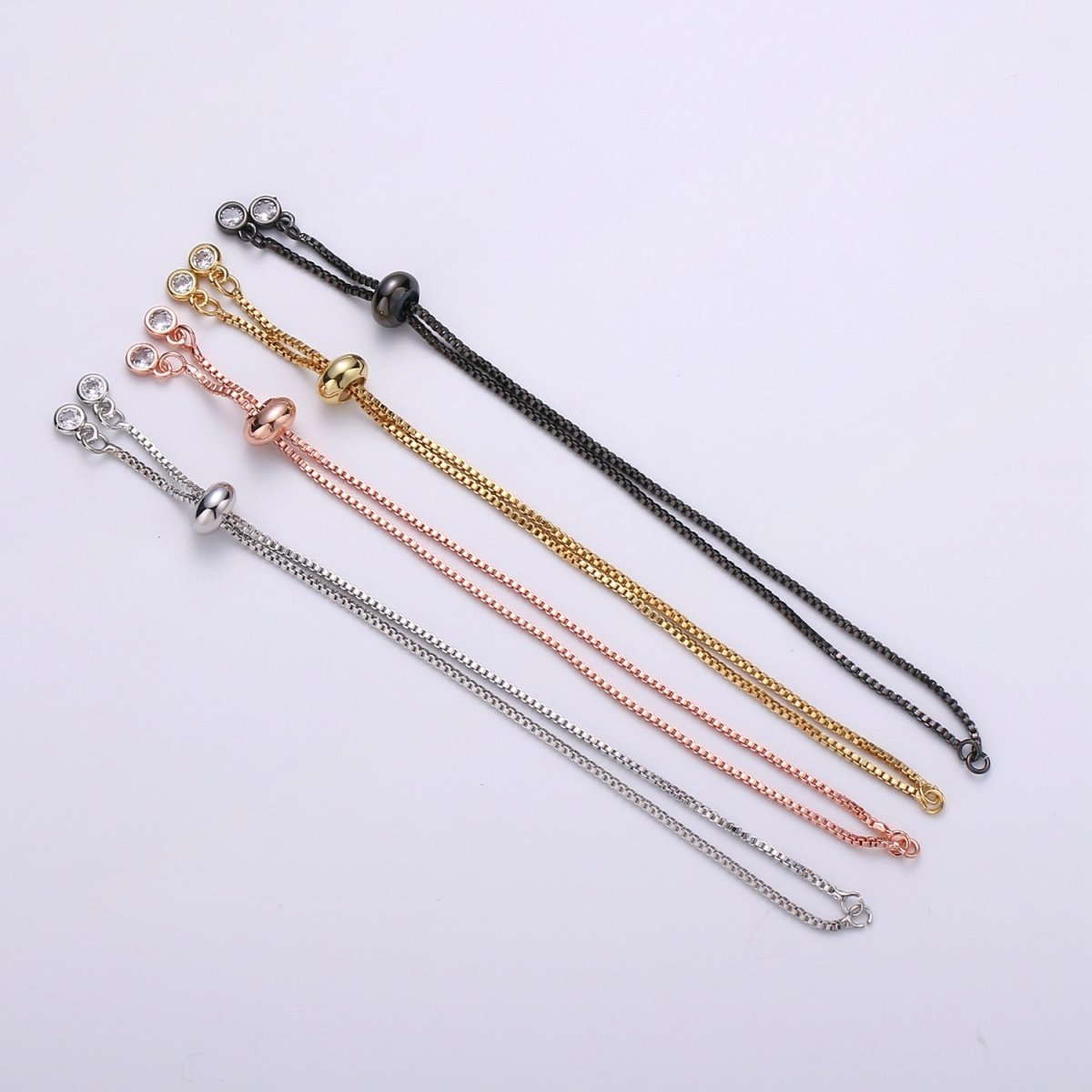 24K Gold Filled Half Finished Bracelet For DIY Jewelry Making Bracelet Making  L-145~L-147
