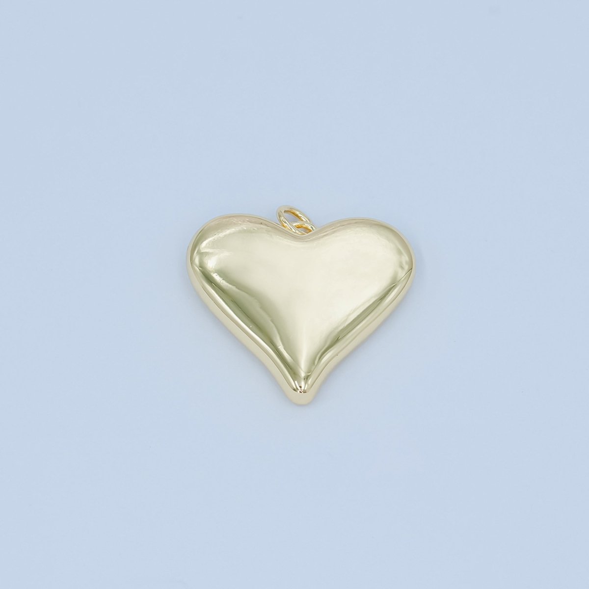 24K Gold Filled Heart Minimalist Filigree Charm | N080 - DLUXCA