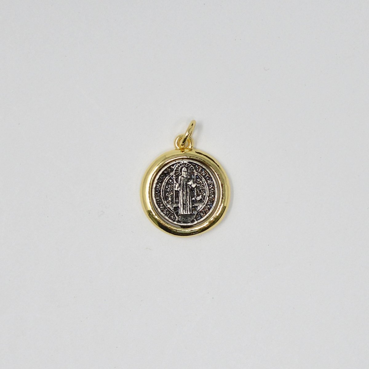 24K Gold Filled Holy Mary Charm E-120 - DLUXCA