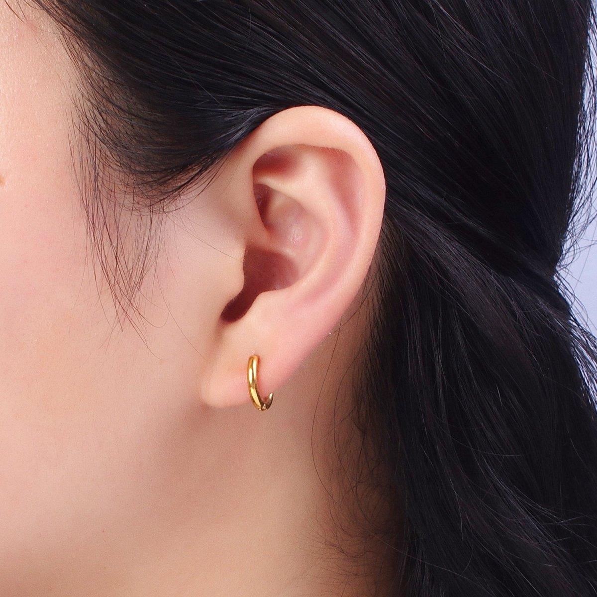 24K Gold Filled Hoop Earrings-Sleeper Earrings Hypoallergenic Earring Hoops Women Hoops Everyday Simple Hoops-Tiny Hoops P-289 P-290 P-291 P-292 P-293 P-294 P-295 P-296 P-297 P-298