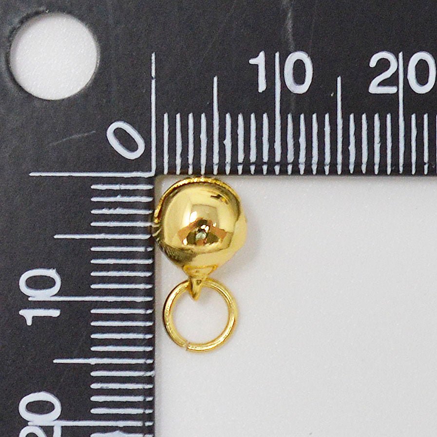 24K Gold Filled Jingle Bells Charm E-126 - DLUXCA