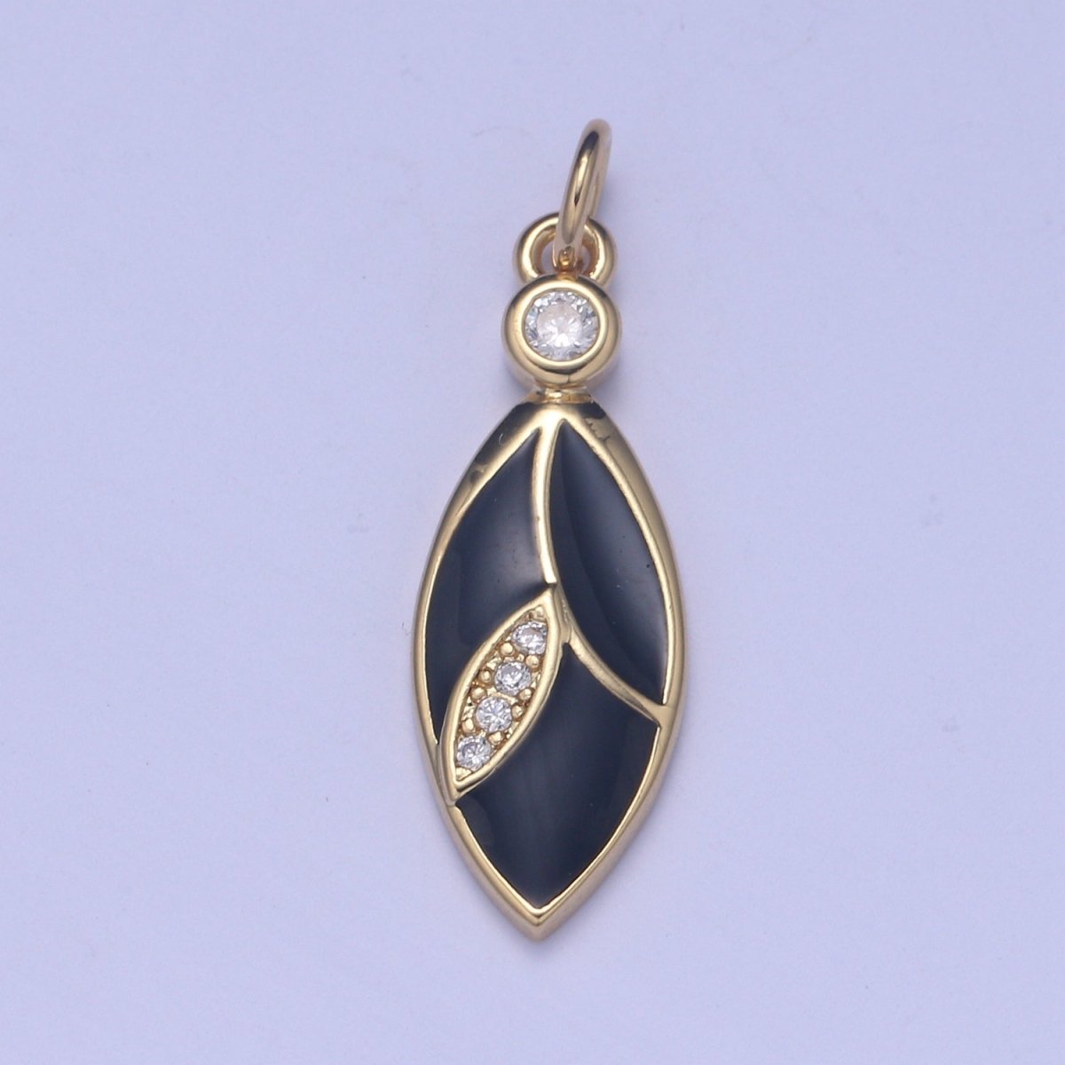 24K Gold Filled Leaf Charm E-286-E-289