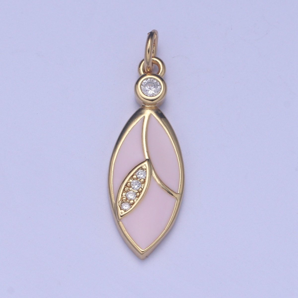 24K Gold Filled Leaf Charm E-286-E-289