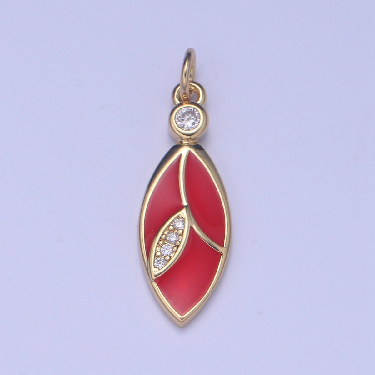24K Gold Filled Leaf Charm E-286-E-289