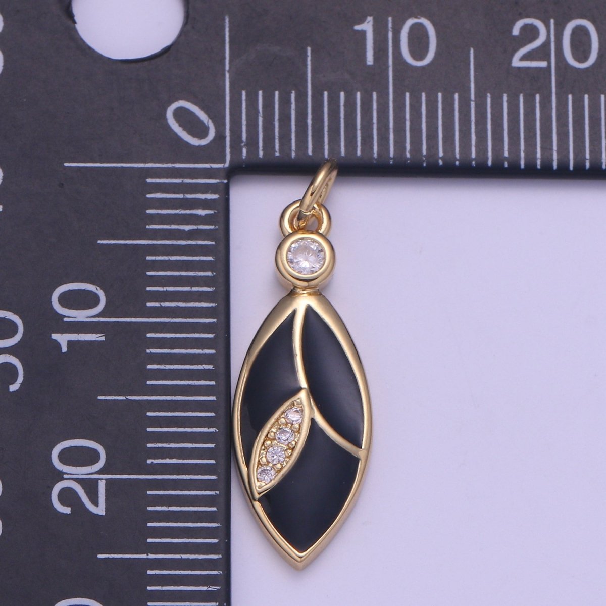 24K Gold Filled Leaf Charm E-286-E-289