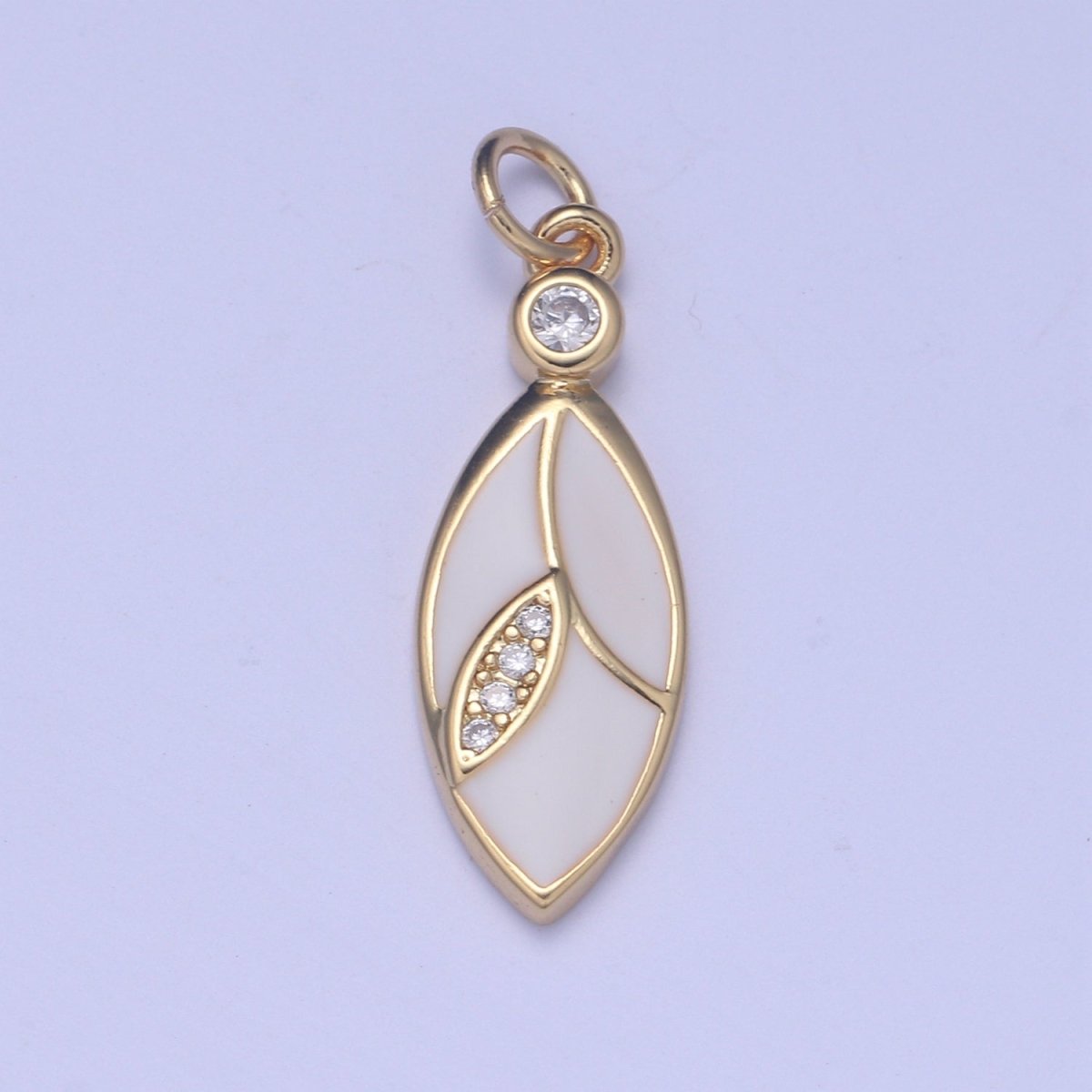 24K Gold Filled Leaf Charm E-286-E-289