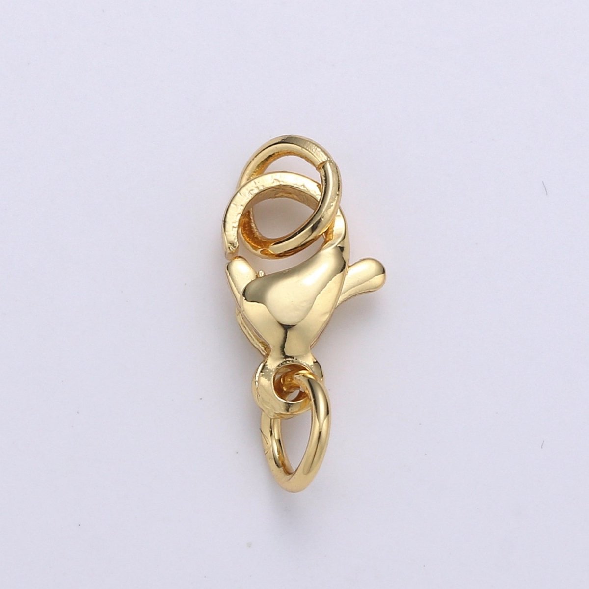 24K Gold Filled Lobster Clasp with Jump Rings for DIY Jewelry Making Necklace Bracelet Anklet  L-129 L-132 L-135
