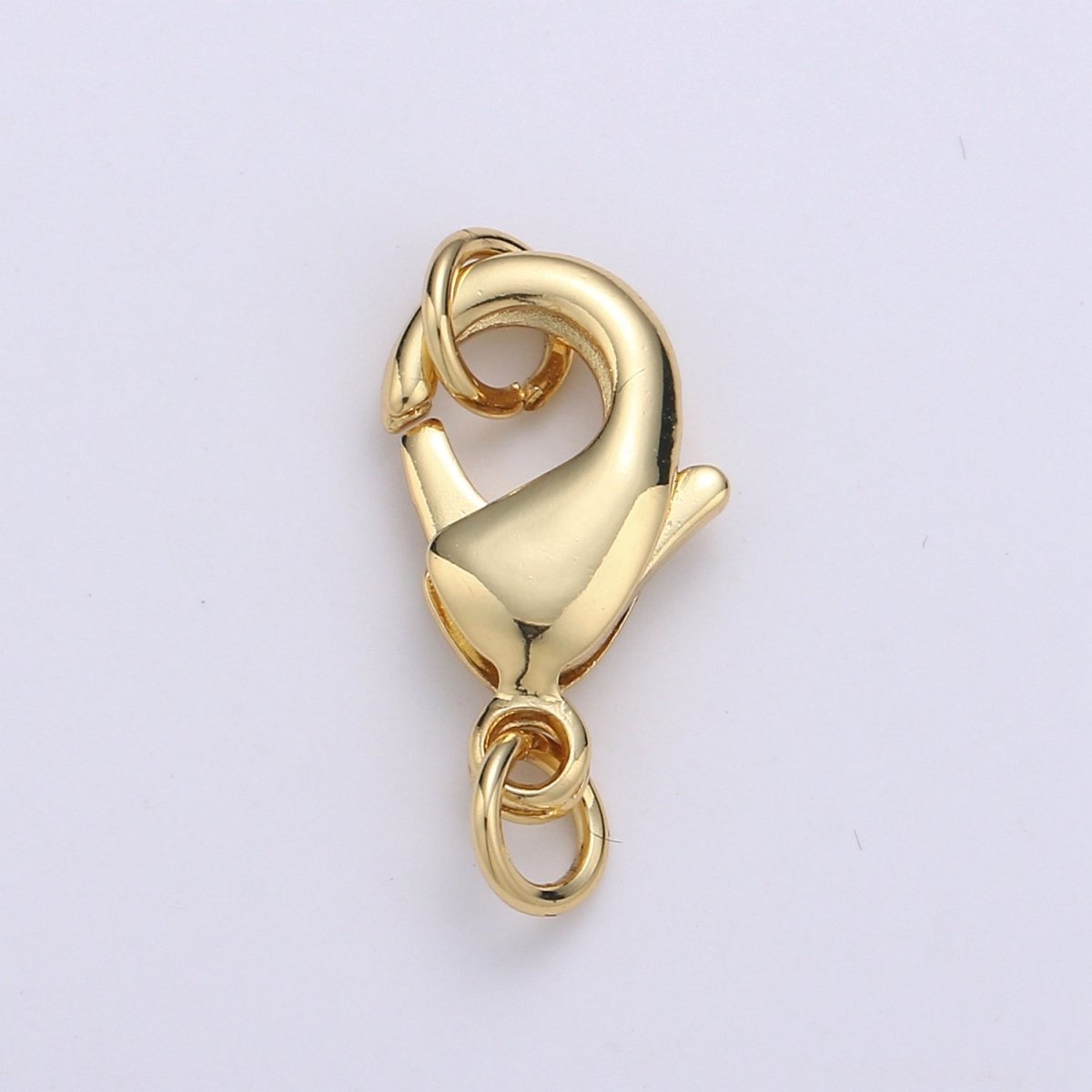 24K Gold Filled Lobster Clasp with Jump Rings for DIY Jewelry Making Necklace Bracelet Anklet  L-129 L-132 L-135