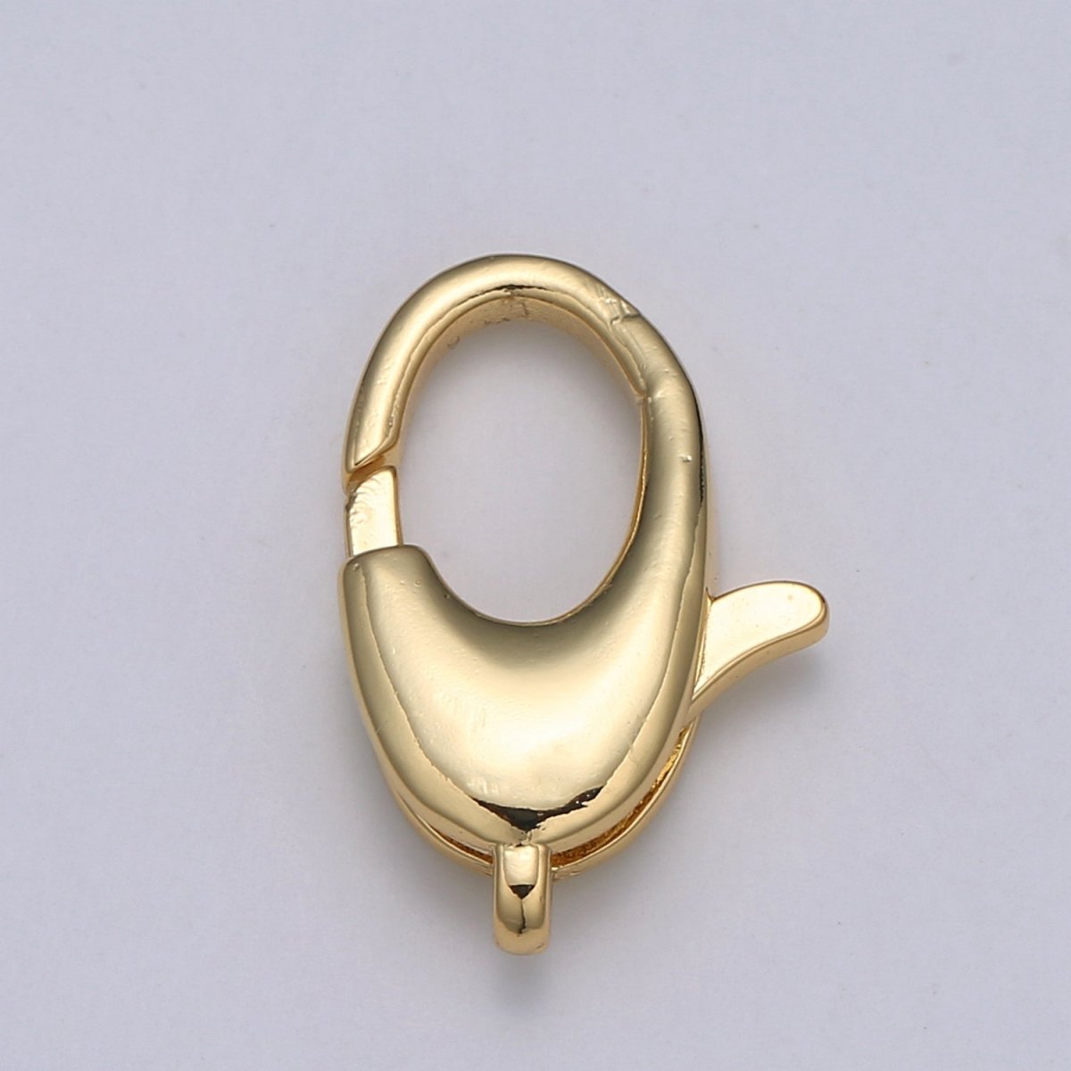 24K Gold Filled Lobster Clasp with Rings For DIY Jewelry Making Supplies For Necklace Bracelet  L-174 K-123
