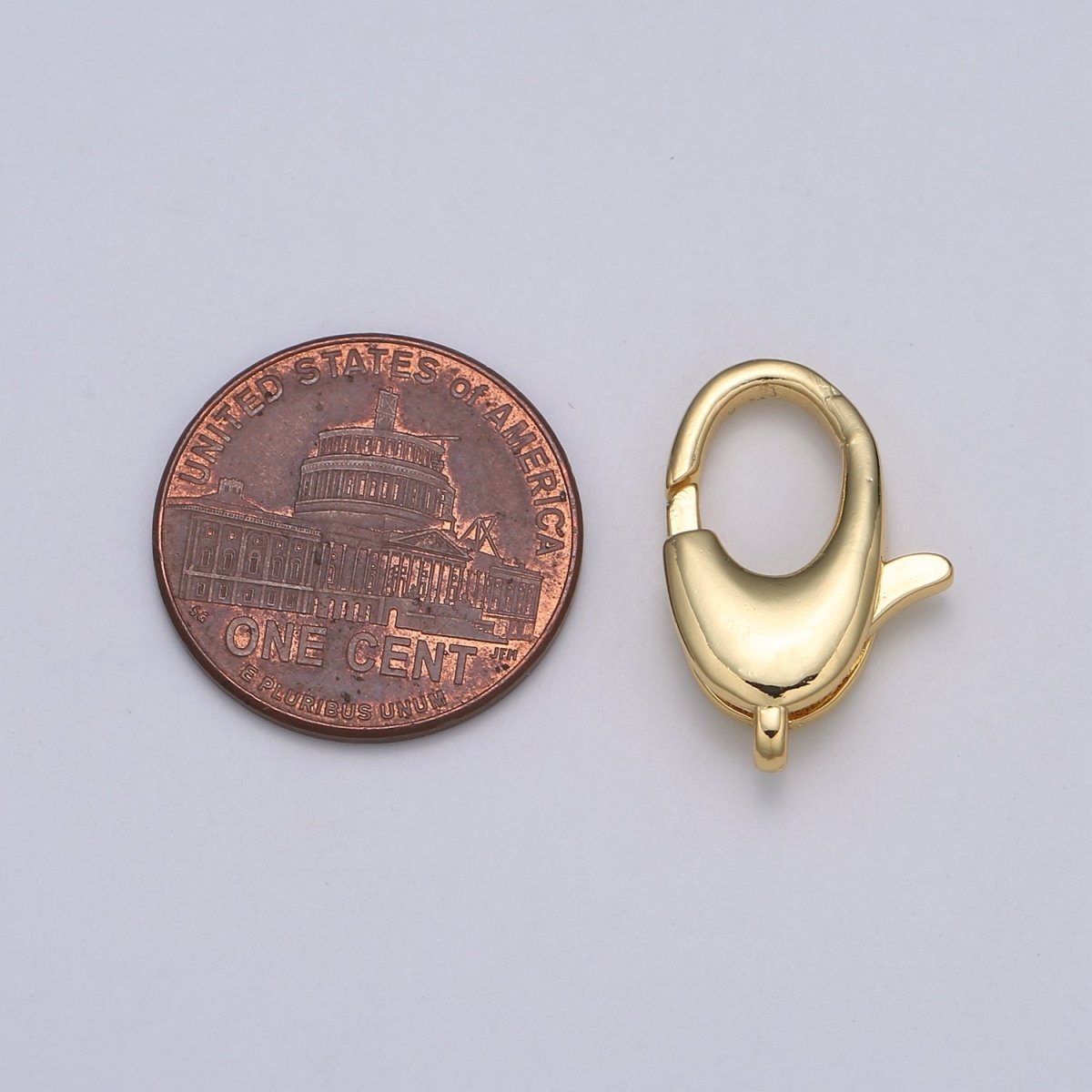 24K Gold Filled Lobster Clasp with Rings For DIY Jewelry Making Supplies For Necklace Bracelet  L-174 K-123