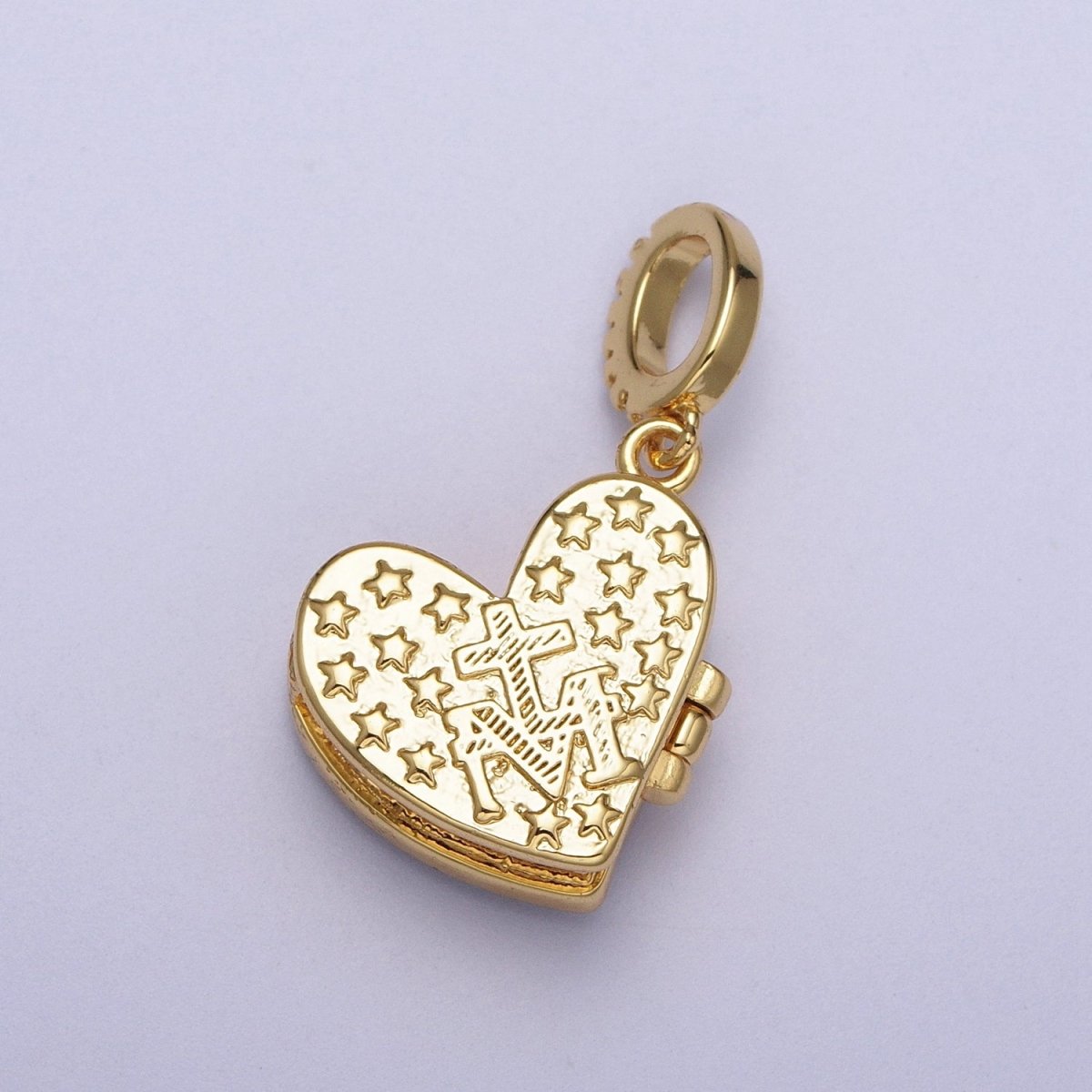 24K Gold Filled Marian Cross Black, Blue, White, Green, Pink Shell Opal Heart Locket Pendant H-106 H-107 H-115 H-130 H-173
