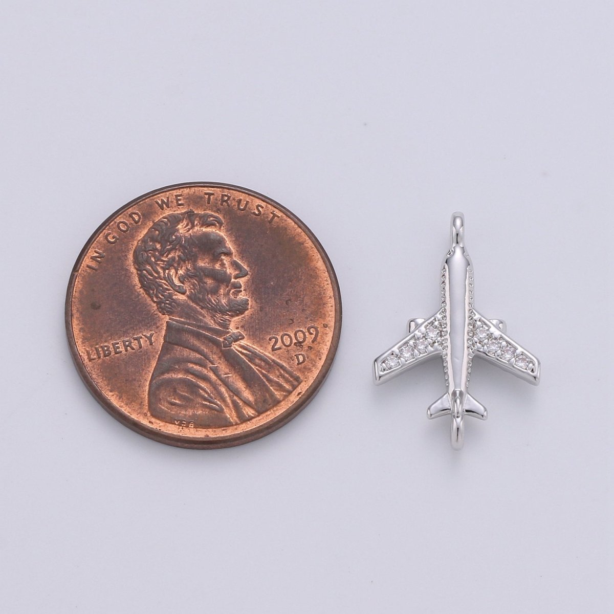 24k Gold Filled Micro Pave CZ Plane Charm Connector Micro Pave CZ Airplane Bracelet Connector For Bracelet Necklace Supply F-383 F-387