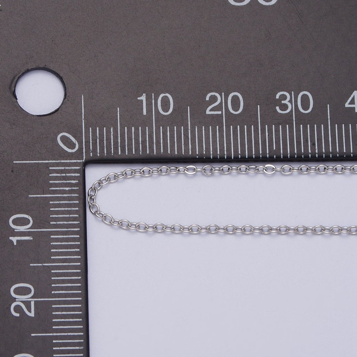 24K Gold Filled Mini 1.3mm Cable Unfinished Chain in Gold & Silver | ROLL-949 ROLL-950 Clearance Pricing