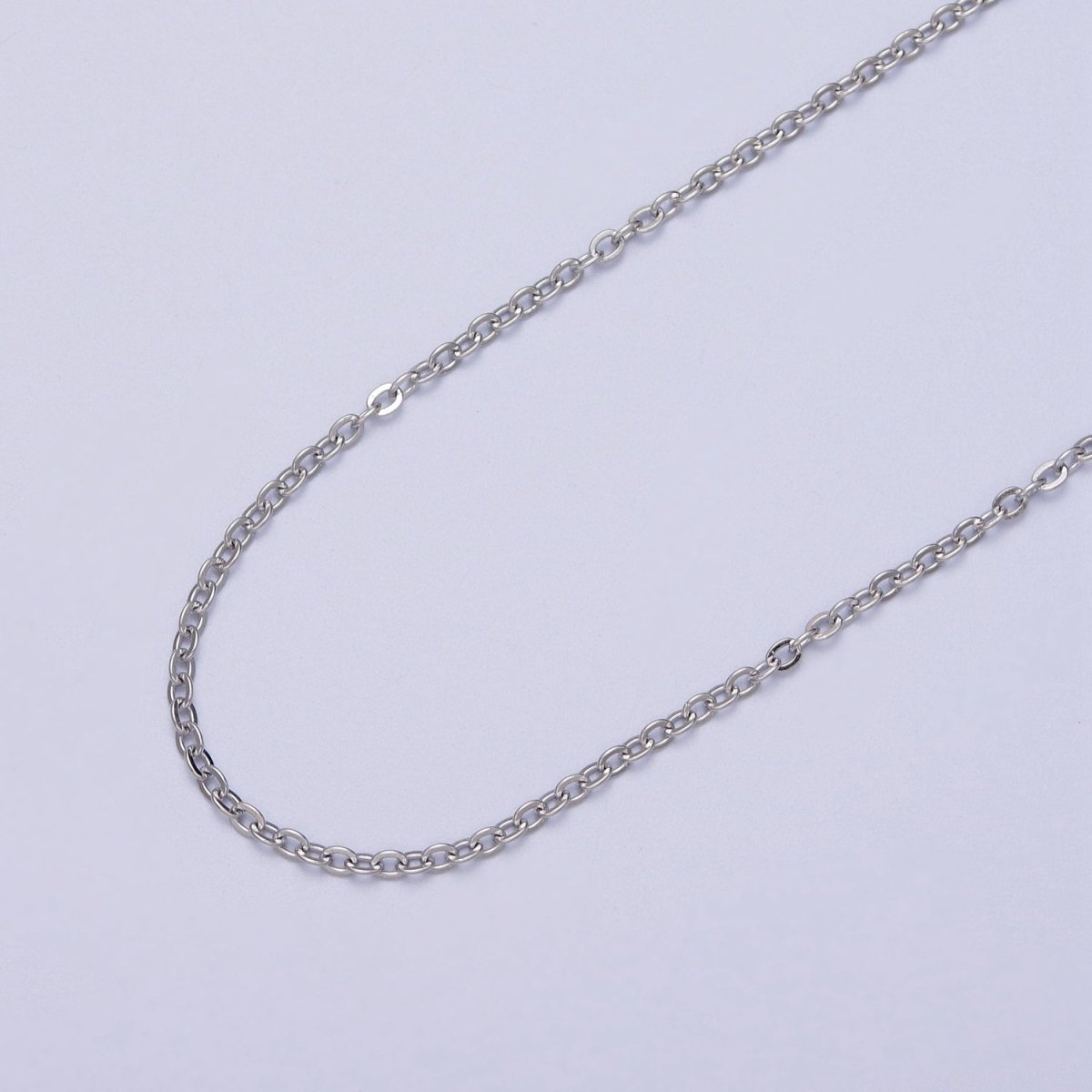 24K Gold Filled Mini 1.5mm Cable Unfinished Chain in Gold & Silver | ROLL-951 ROLL-952