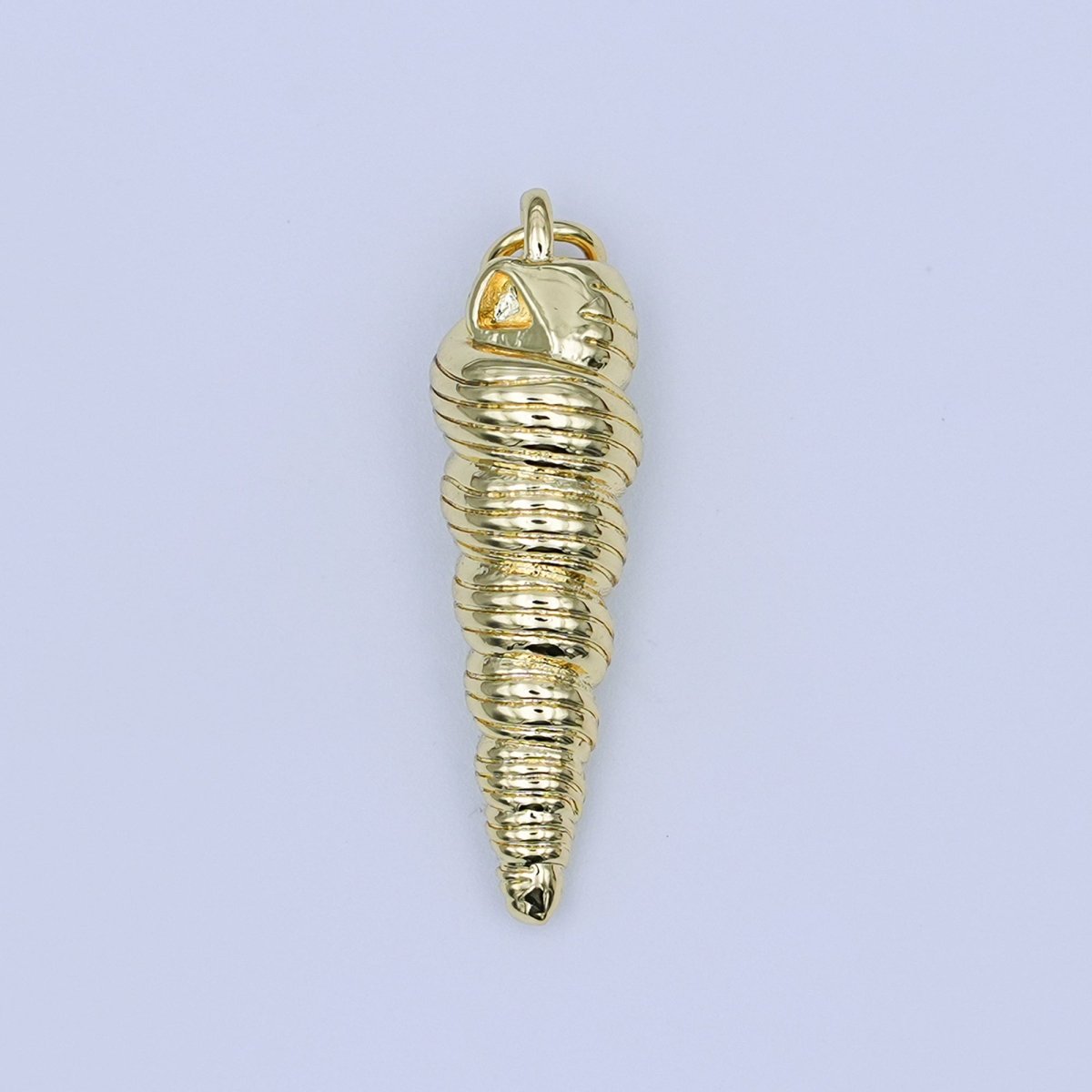 24K Gold Filled Minimalist Conch Sea Shell Charm | M923 - DLUXCA