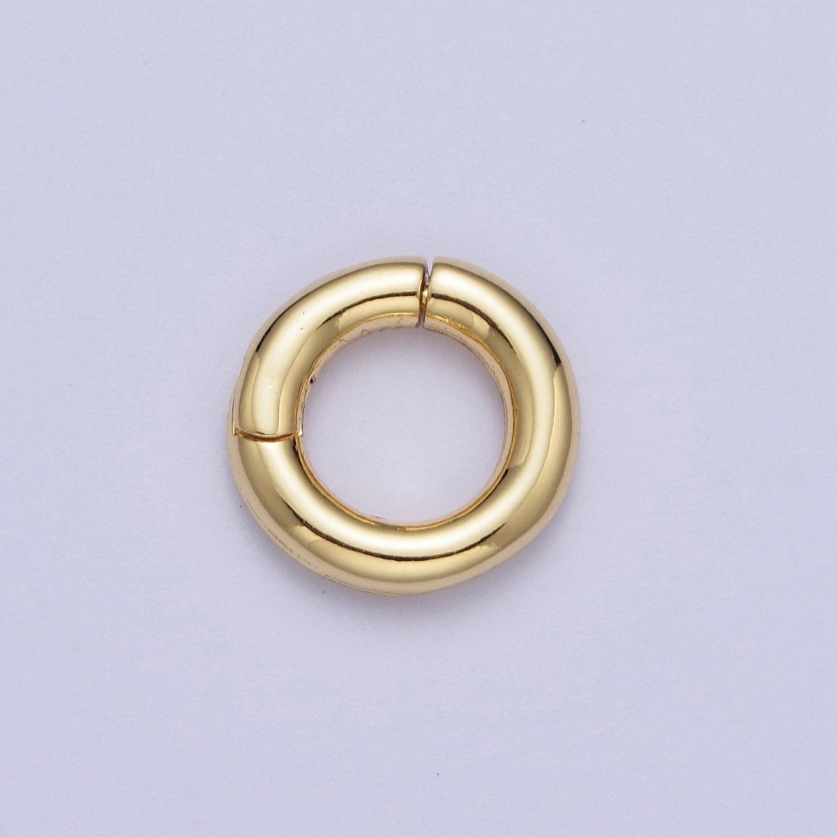 OS 24K Gold Filled Minimalist Spring Gate Ring Findings For Jewelry Making  L-933 L-934