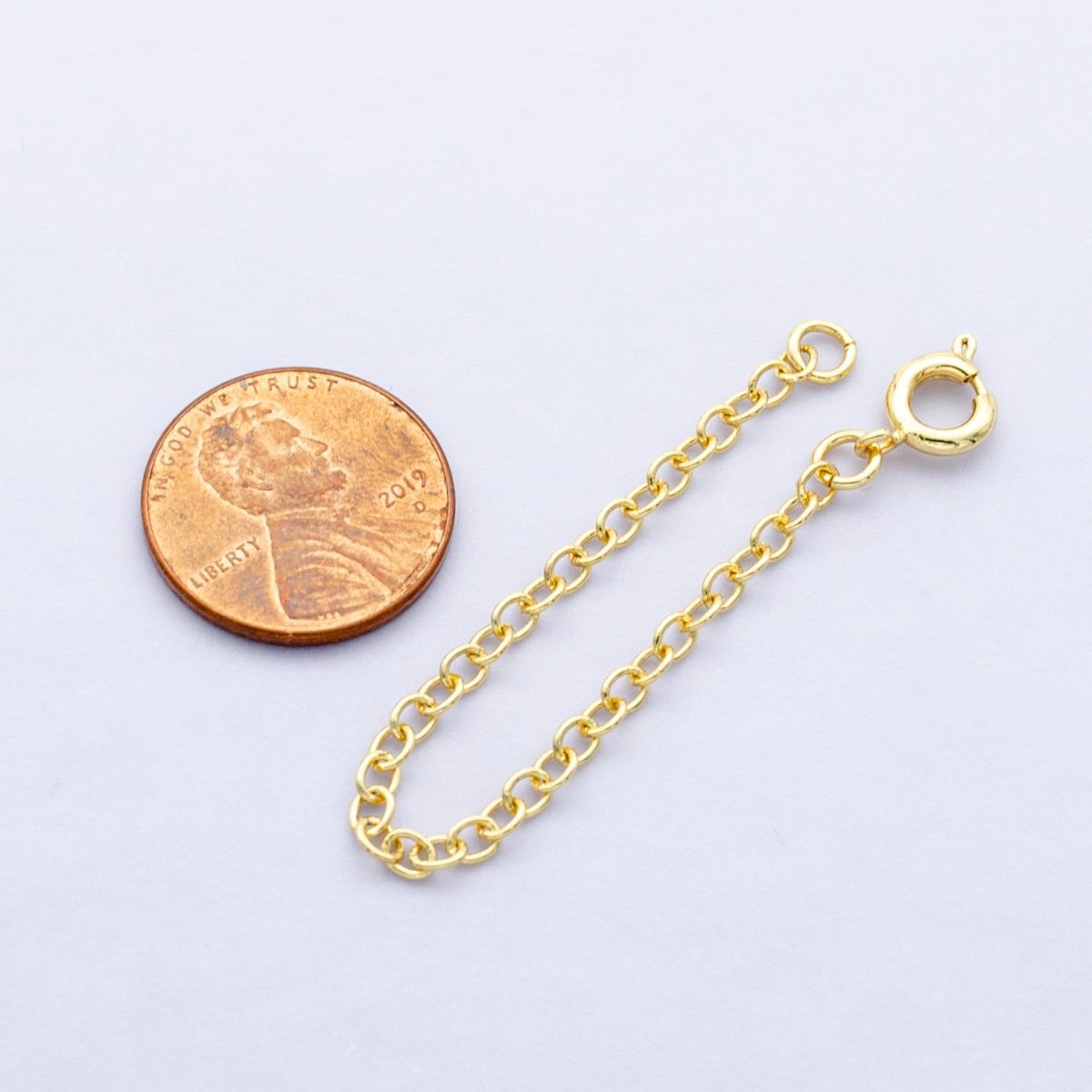 24K Gold Filled Minimalist Spring Ring Clasps Closure Finding | Z1106 - DLUXCA