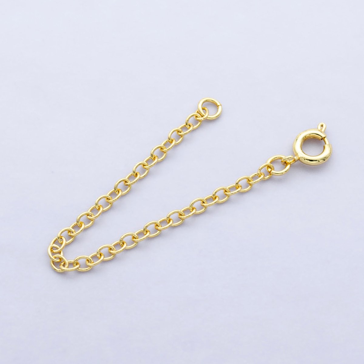 24K Gold Filled Minimalist Spring Ring Clasps Closure Finding | Z1106 - DLUXCA
