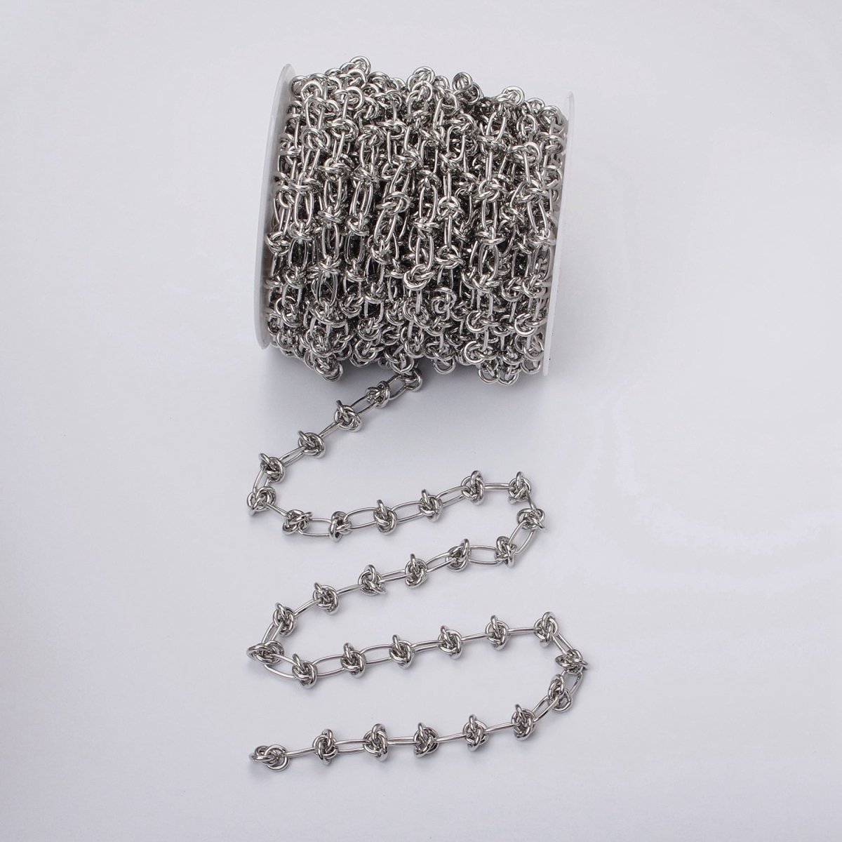 24k Gold Filled Multiple Round Rolo Link PaperClip Unfinished Chain in Gold & Silver Barbed Wire | ROLL-1143 - ROLL-1146 Clearance Pricing