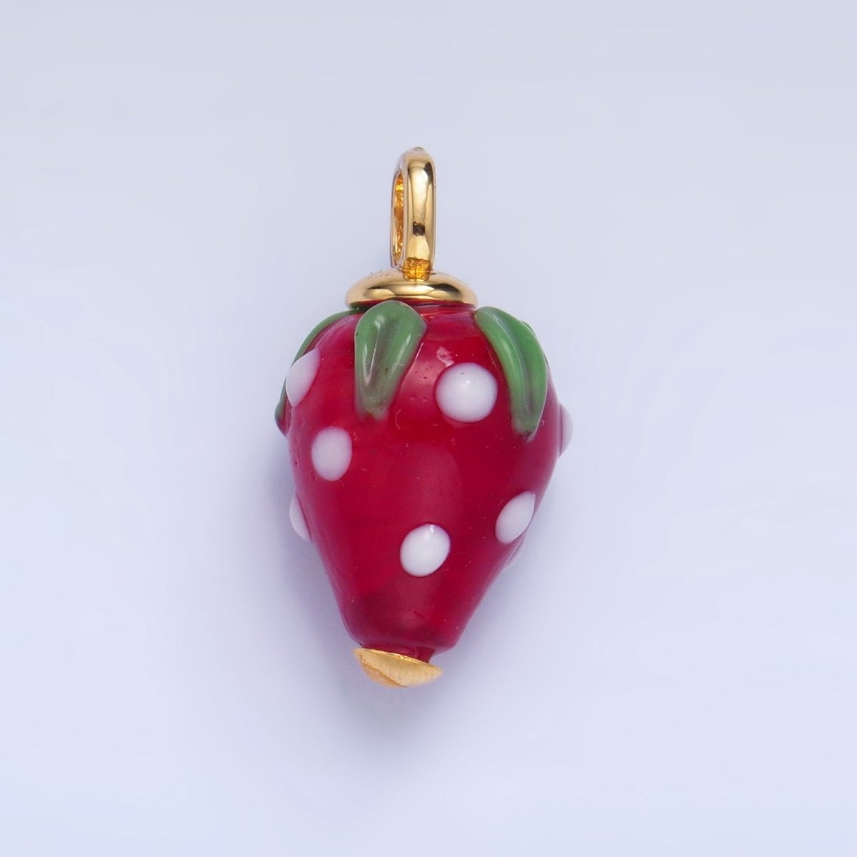 24K Gold Filled Nature Floral Mushroom Pet Sea Sell Ceramic Drop Charm