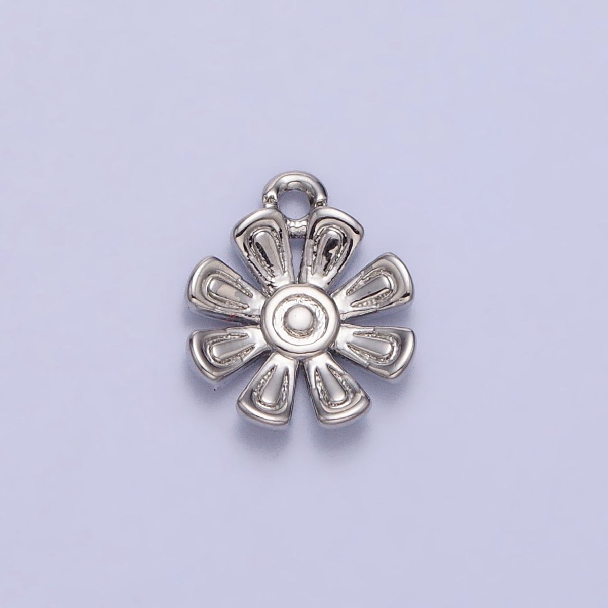 24K Gold Filled Nature Flower Add-On Charm in Gold & Silver | AC335 AC336